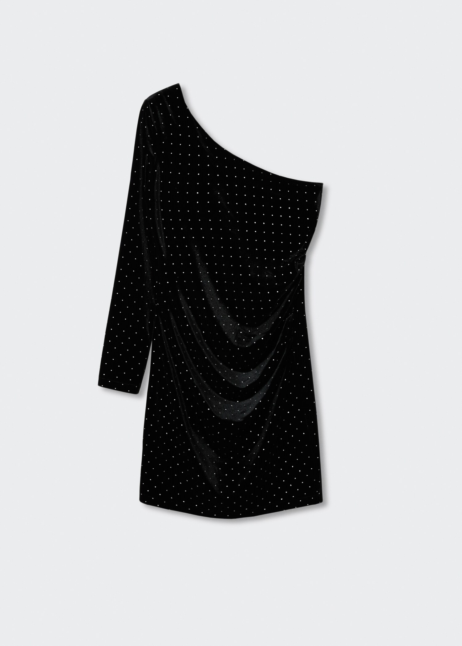 Asymmetric neckline dress - Article without model