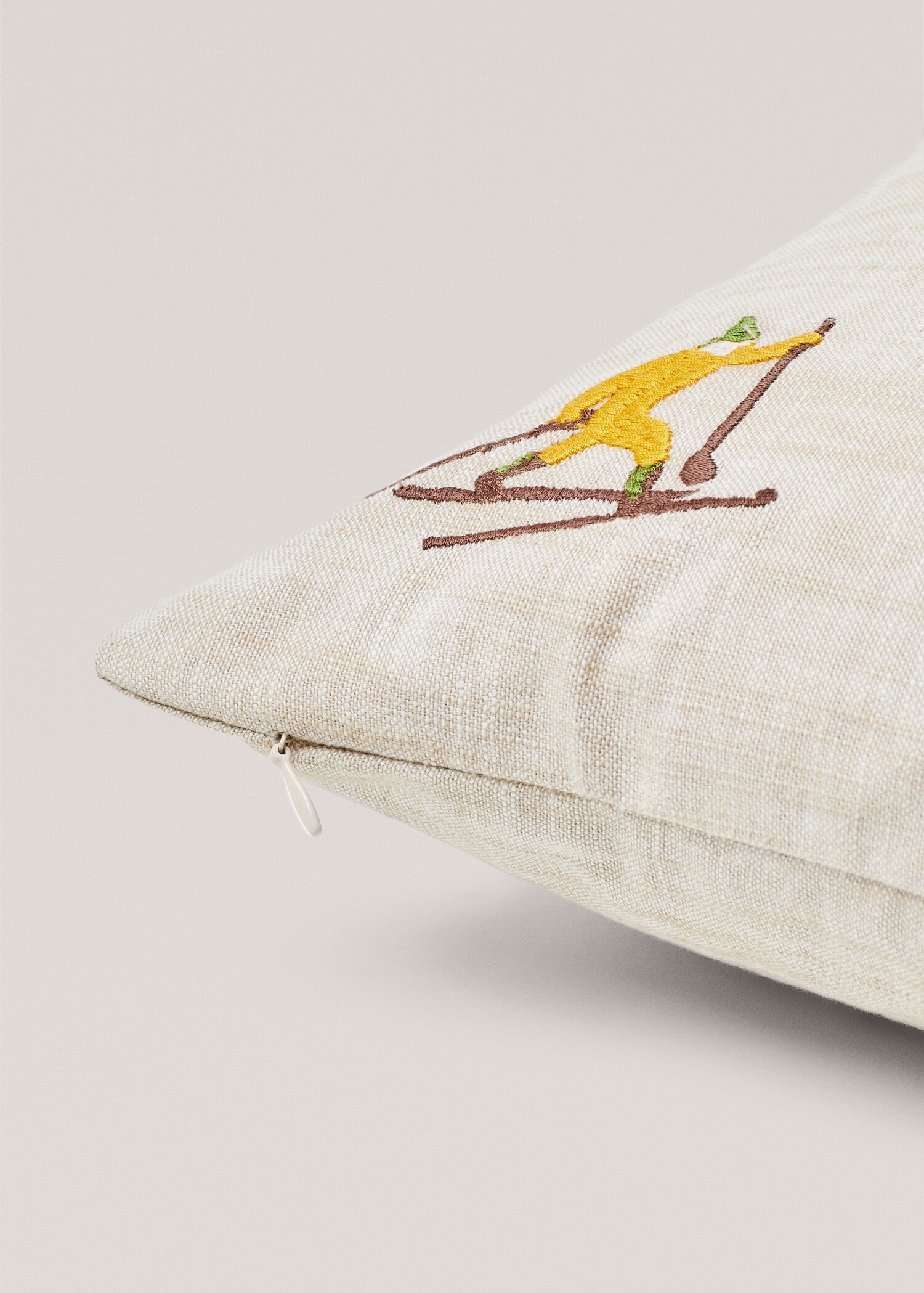 Kuddöverdrag brodyr 30x50cm - Detaljer om artikeln 2