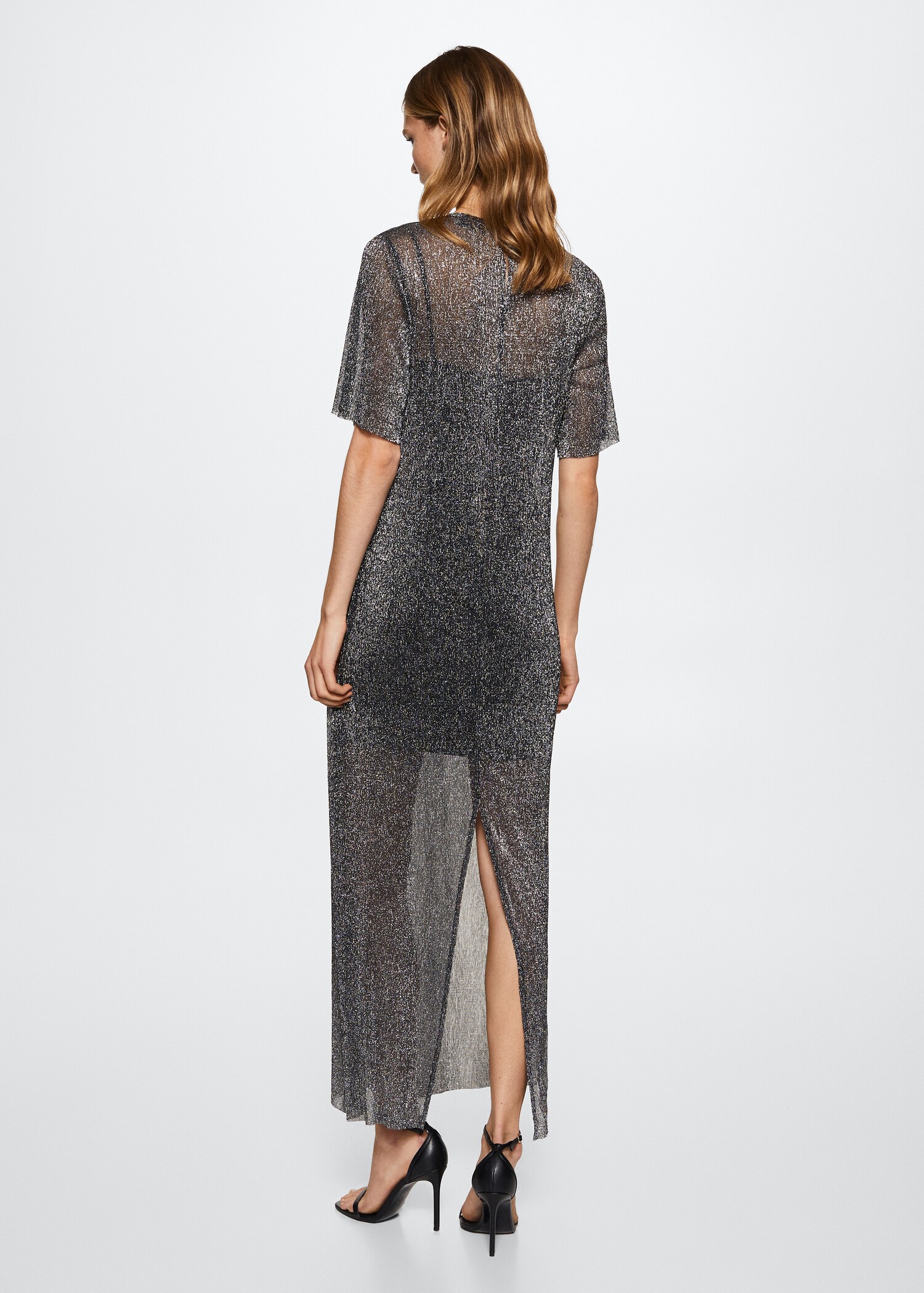 Robe longue lurex - Verso de l’article