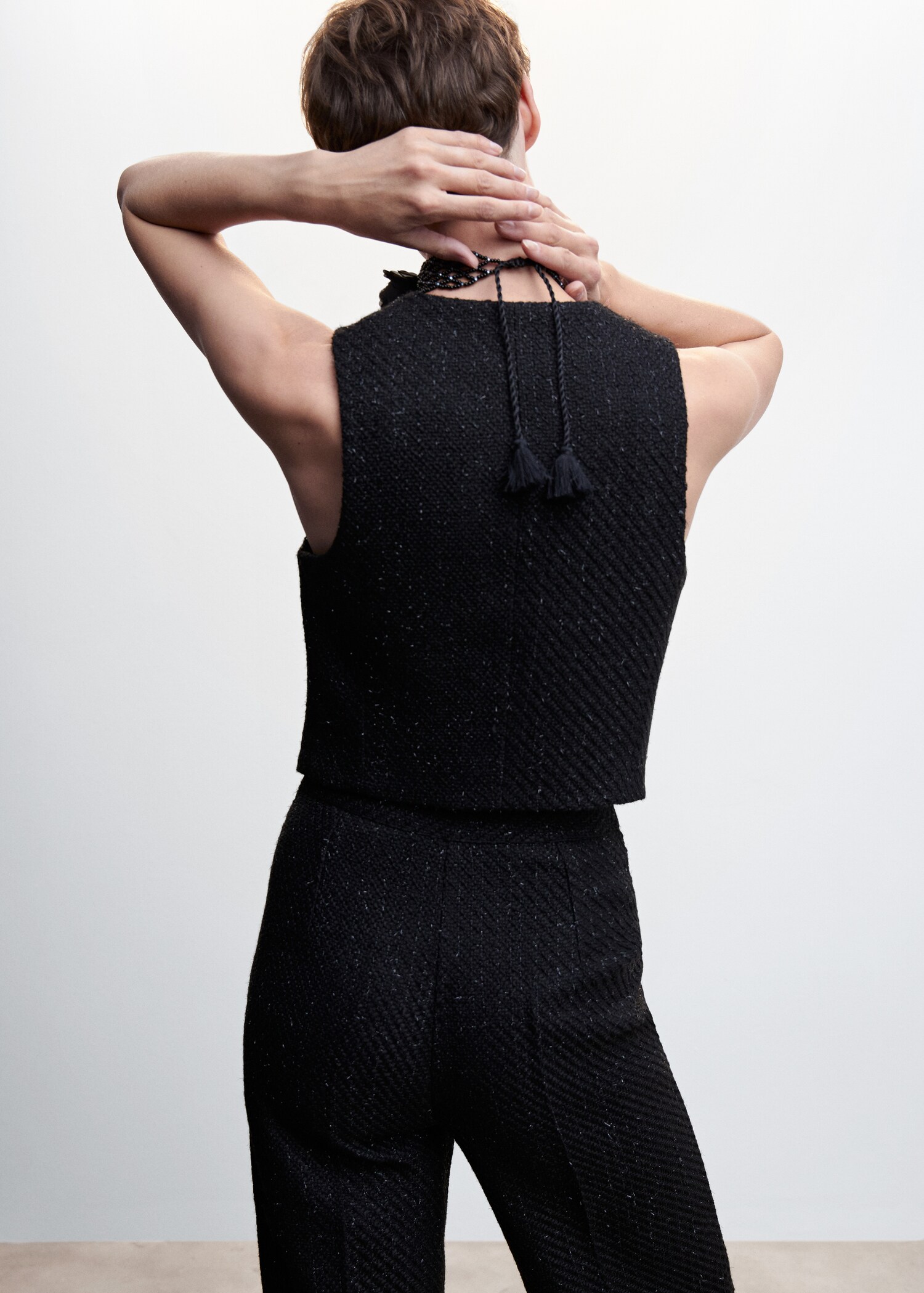 Gilet tweed - Verso de l’article