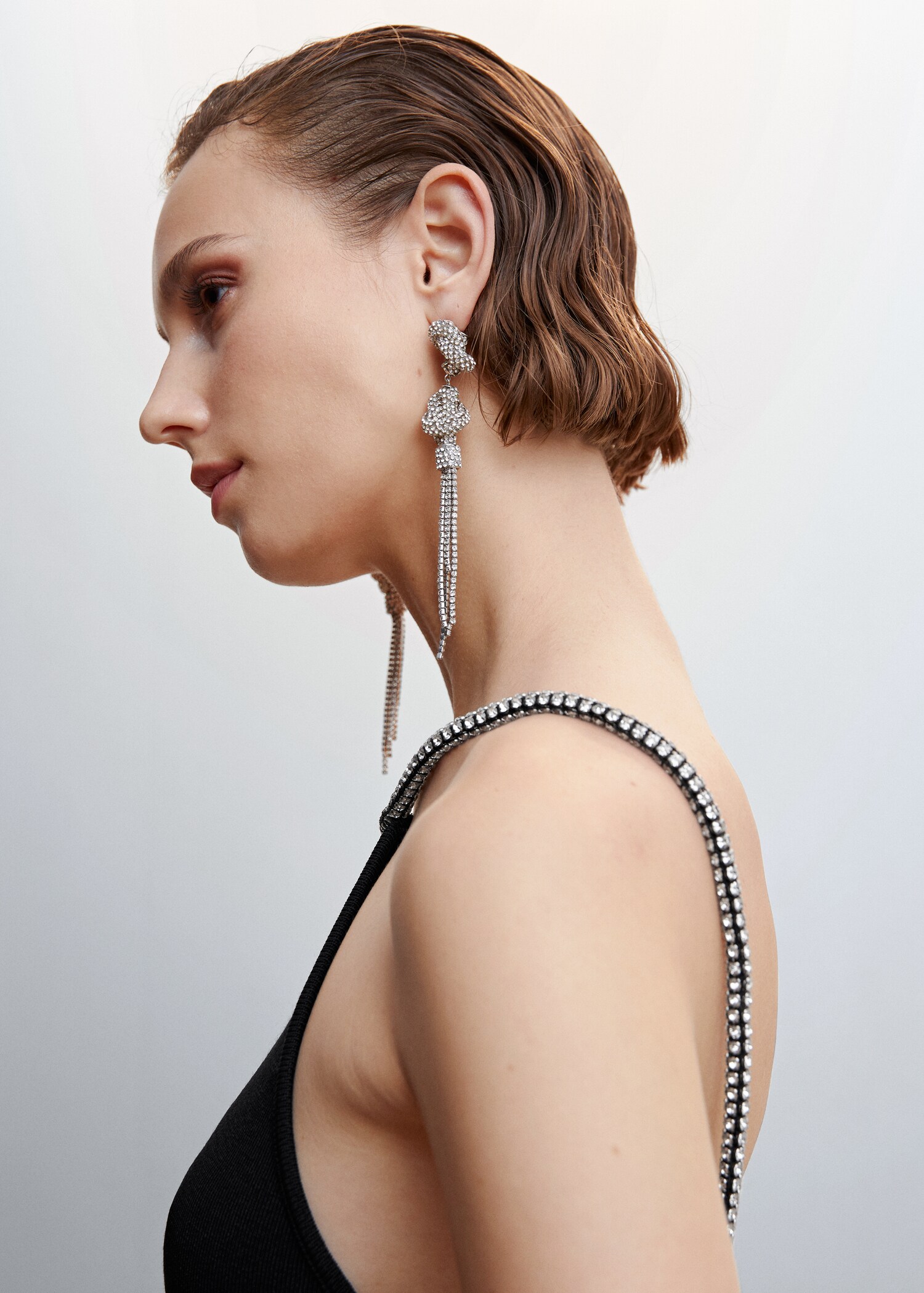 Crystal strap dress - Details of the article 1