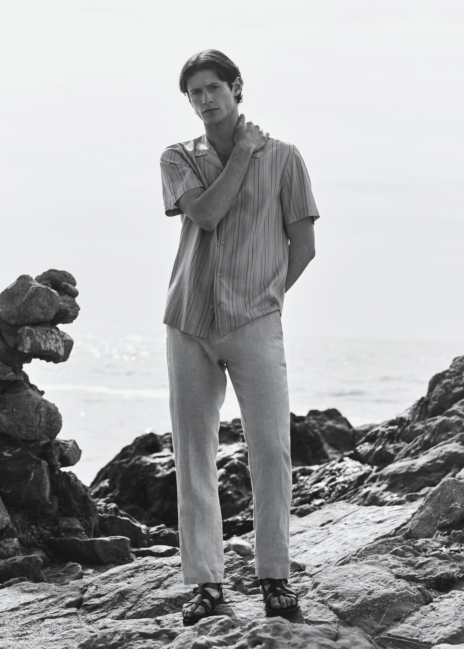 Pantalon lin slim fit - Détail de l'article 6