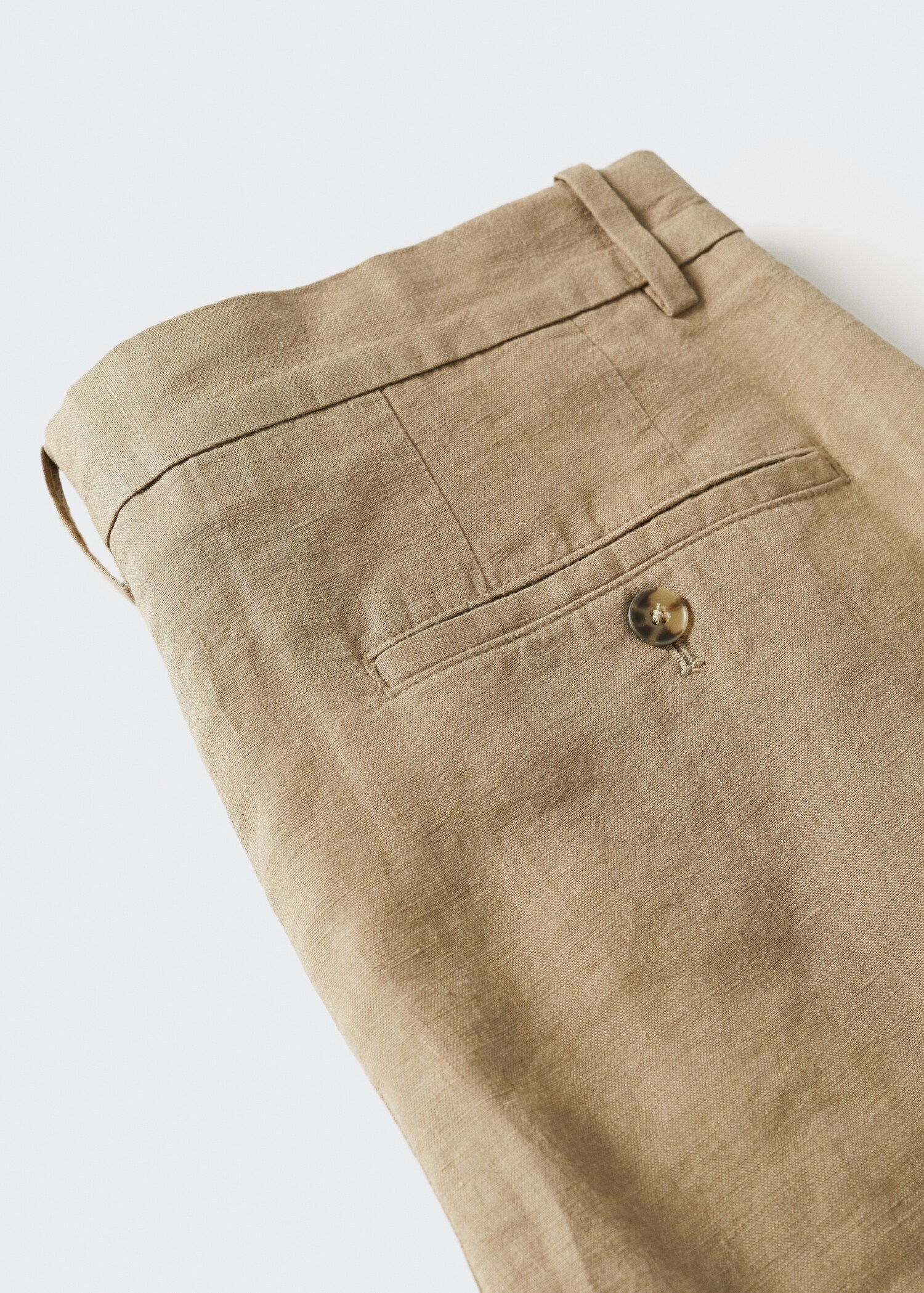 Calças de linho slim fit - Pormenor do artigo 8