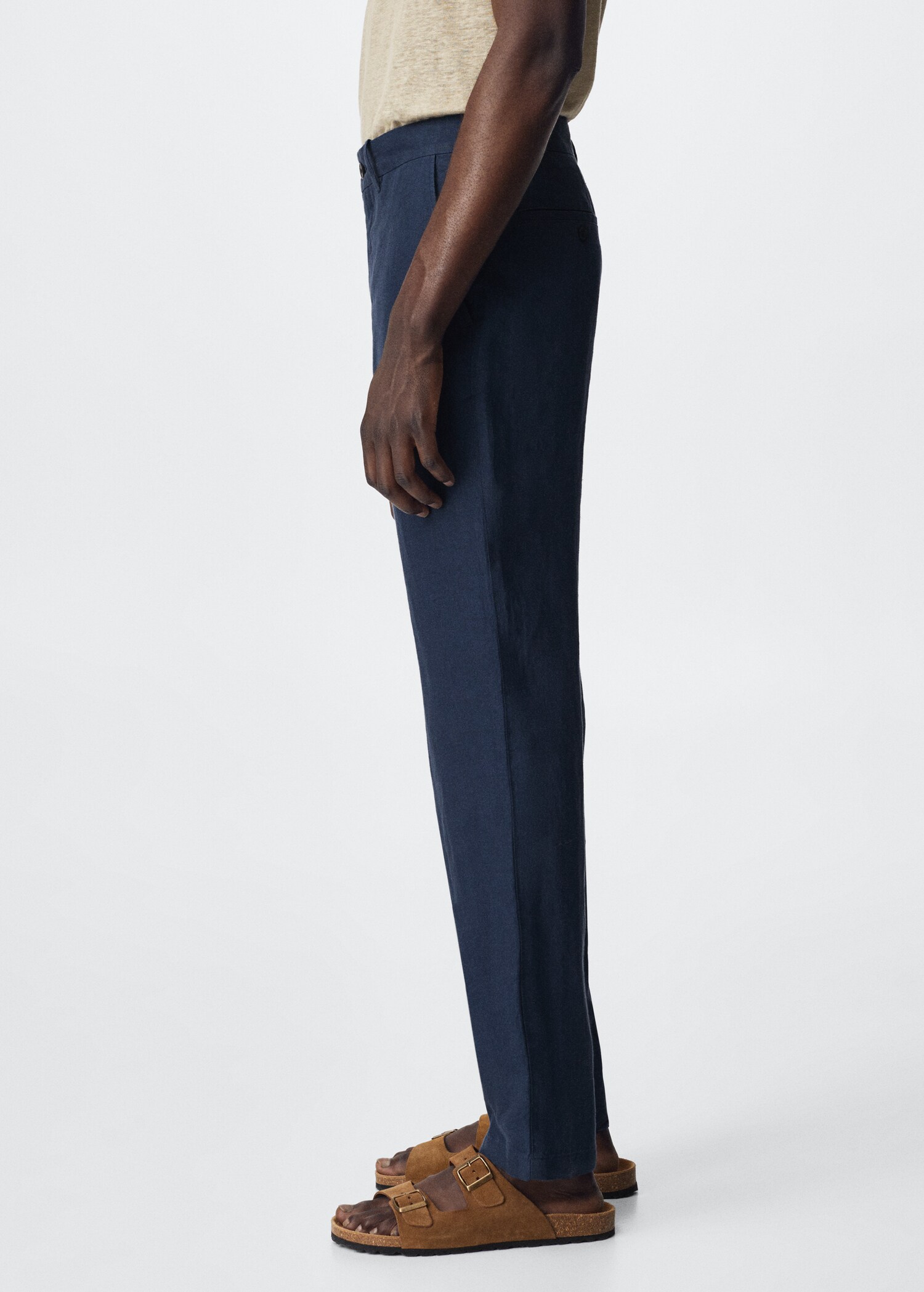 Pantalon lin slim fit - Détail de l'article 2