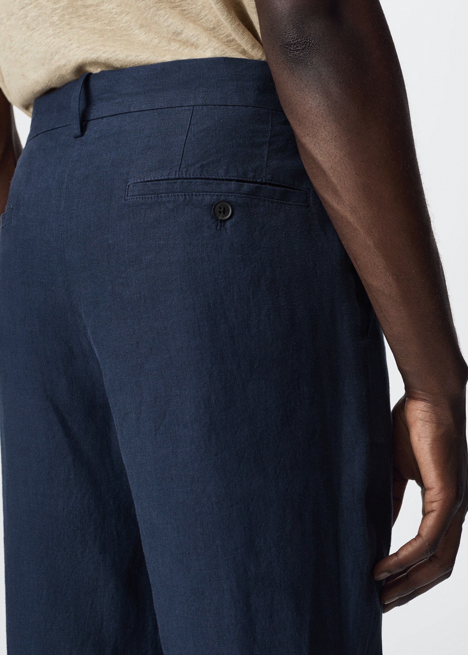 Pantalon lin slim fit - Détail de l'article 3