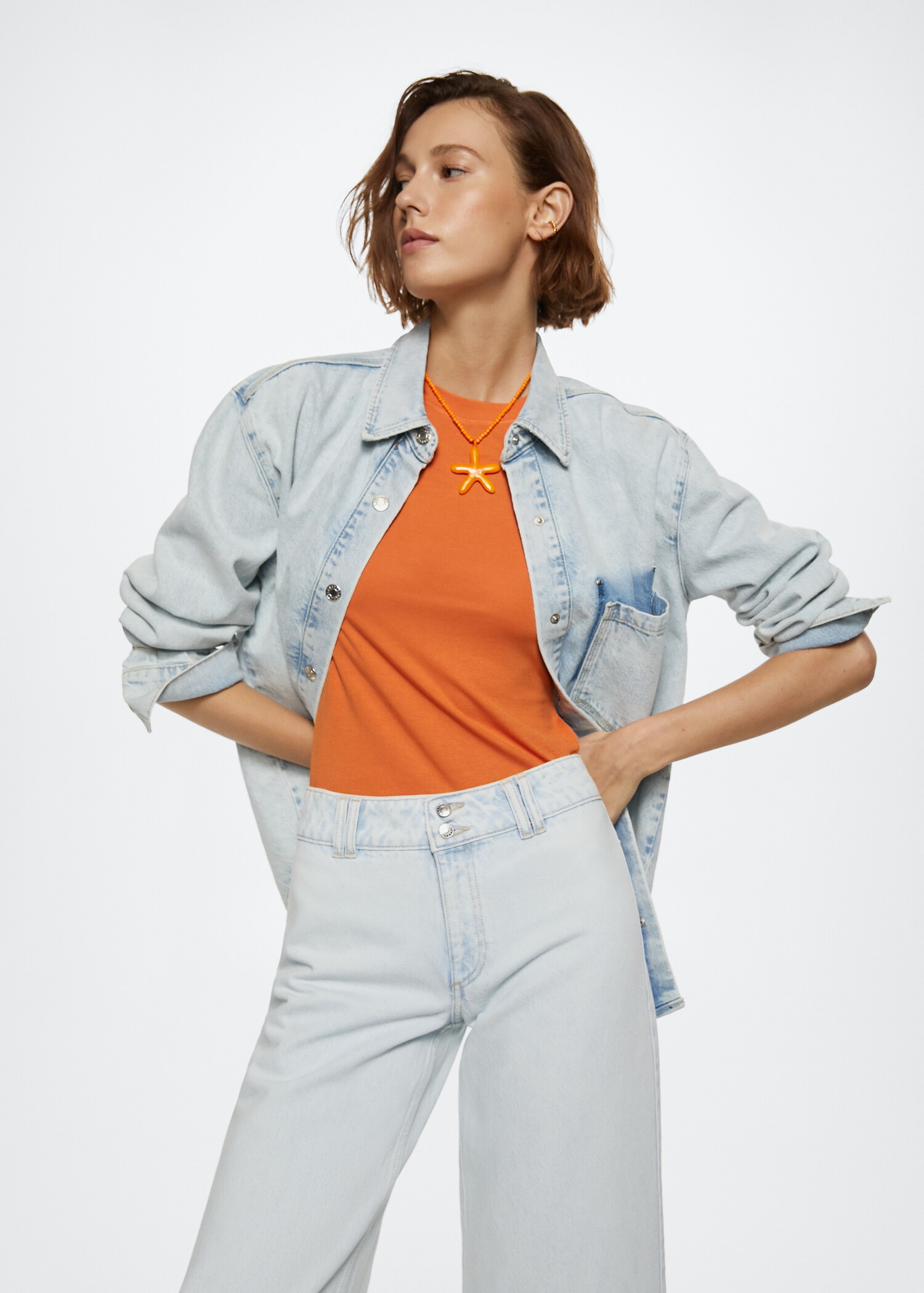 Jeans vita media Wideleg - Dettaglio dell'articolo 1