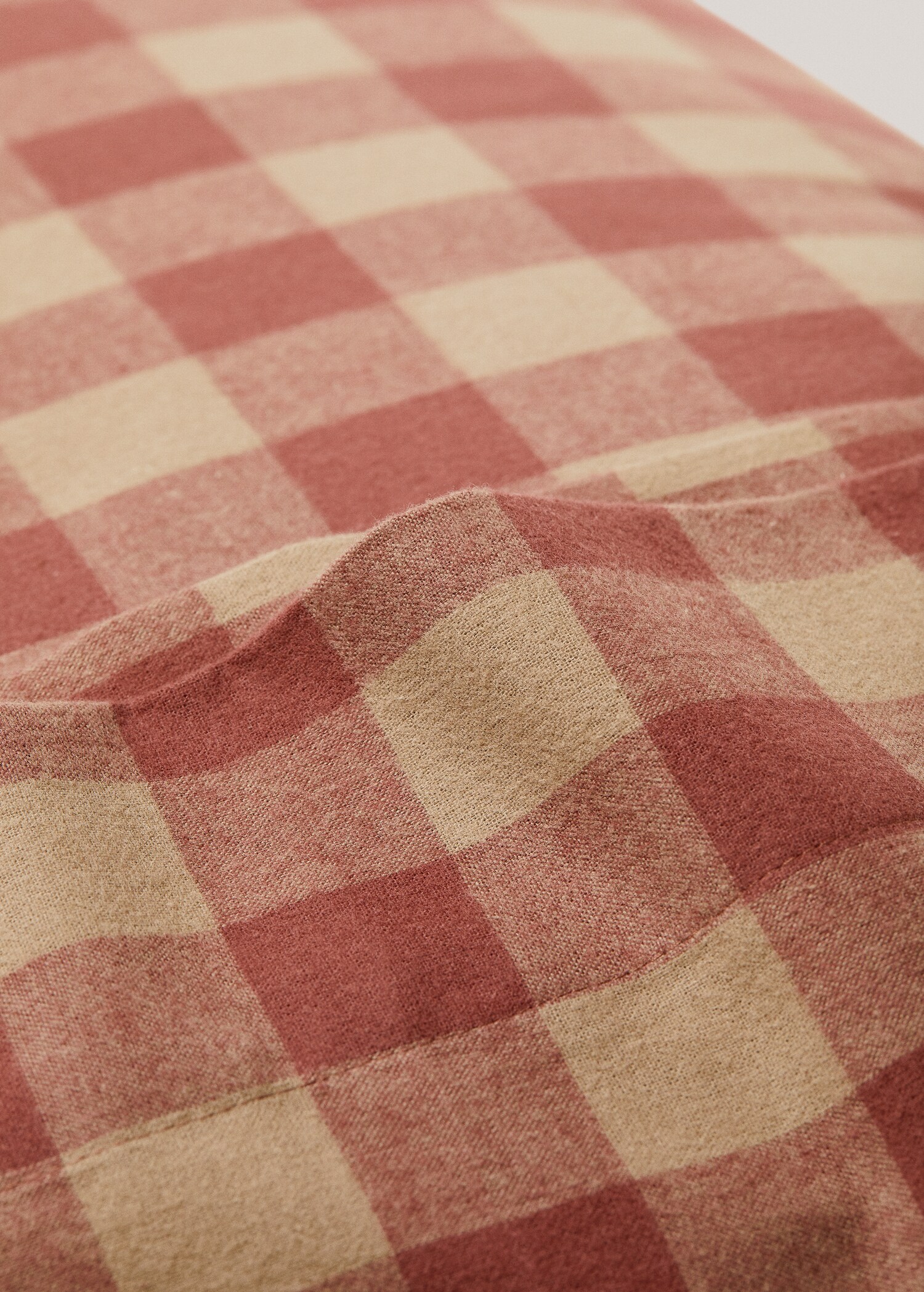 Flannel pillow case 45x110cm - Medium plane
