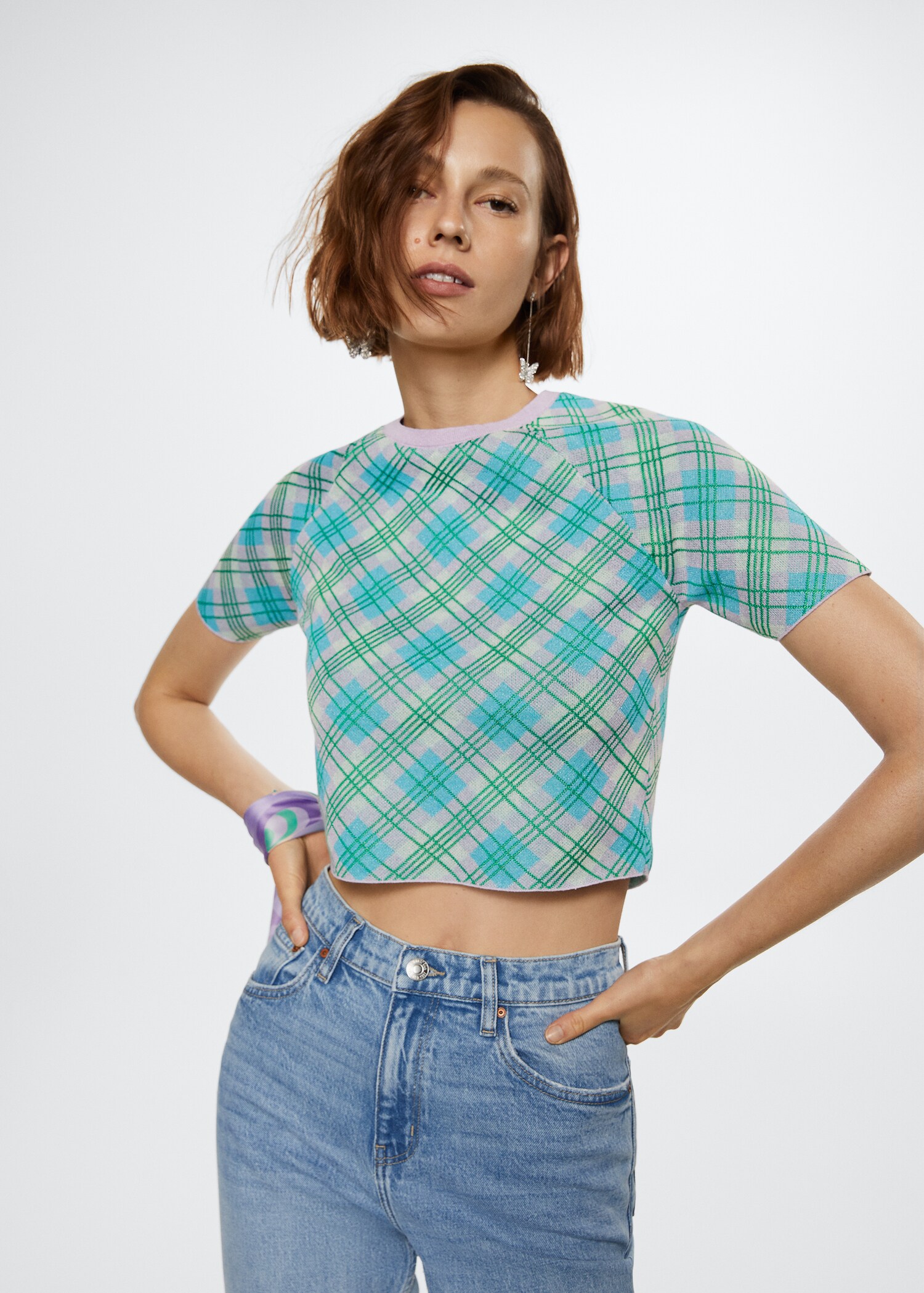 Crop top maille - Plan moyen