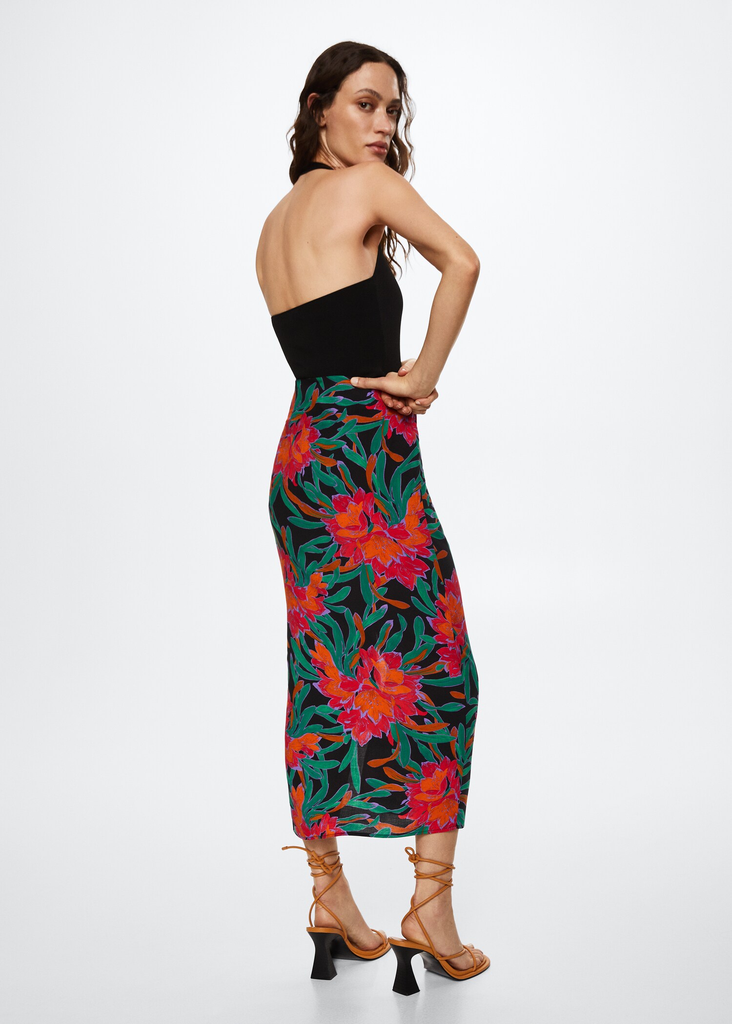 Falda estampada lazo - Reverso del artículo