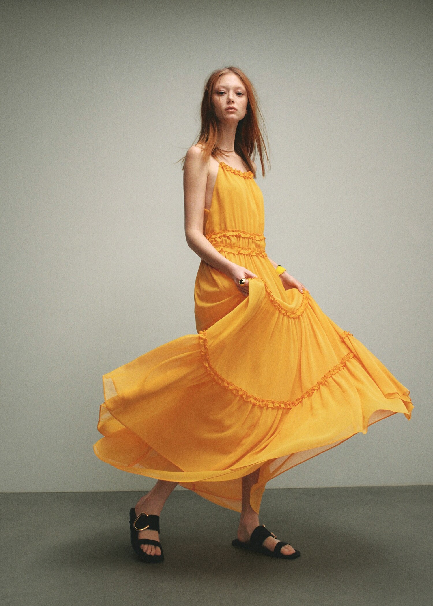 Vestido maxi volantes - Detalle del artículo 7