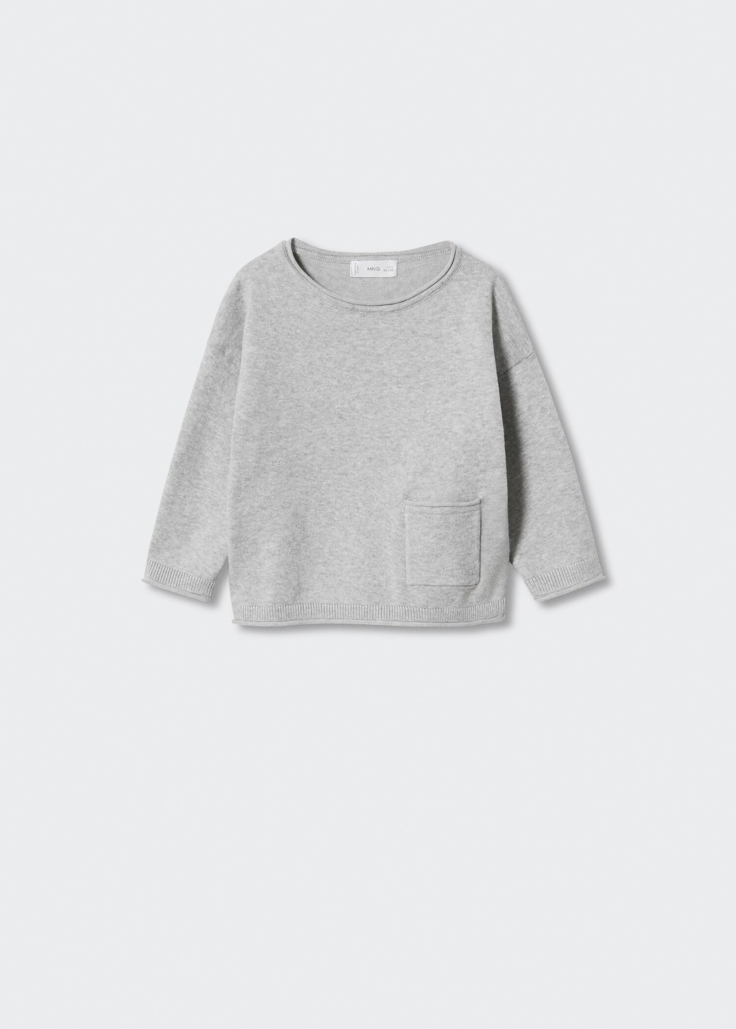 Knit pocket sweater - Article without model