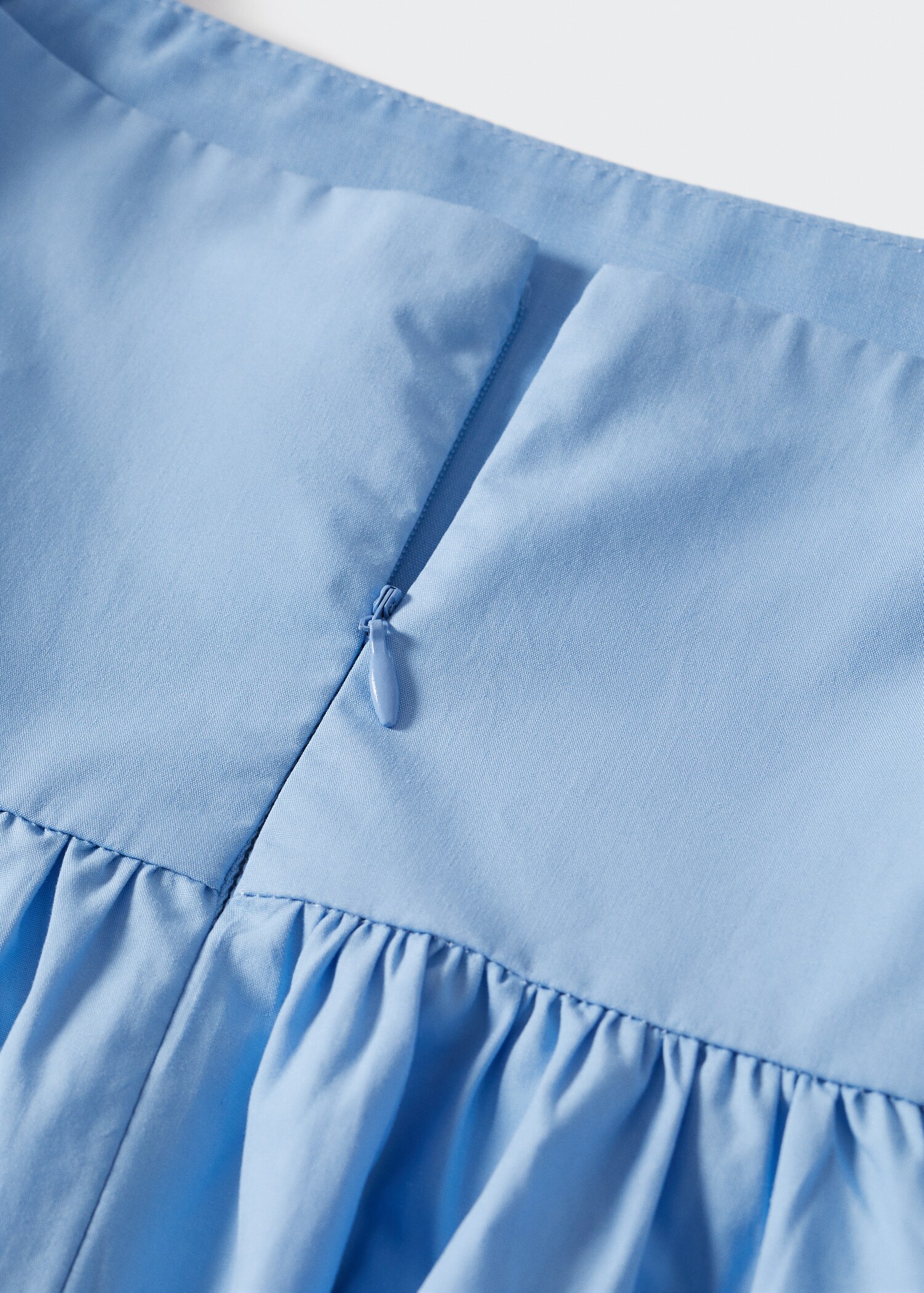 Vestido algodón manga abullonada - Detalle del artículo 8