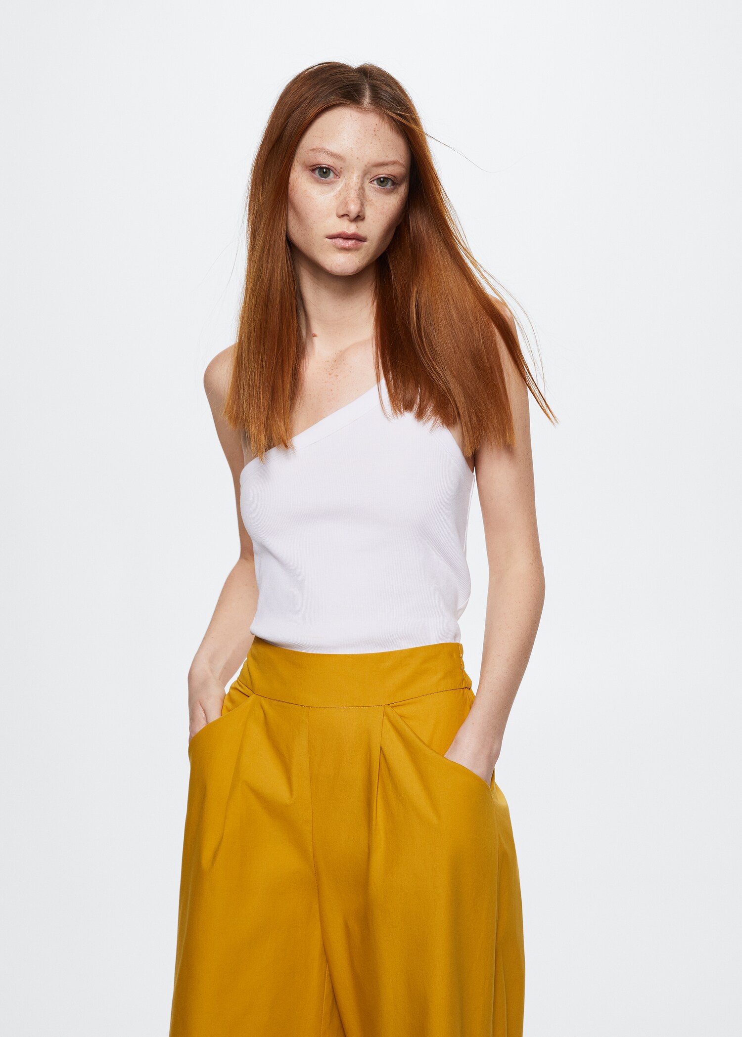 100% cotton culotte trousers  - Details of the article 1