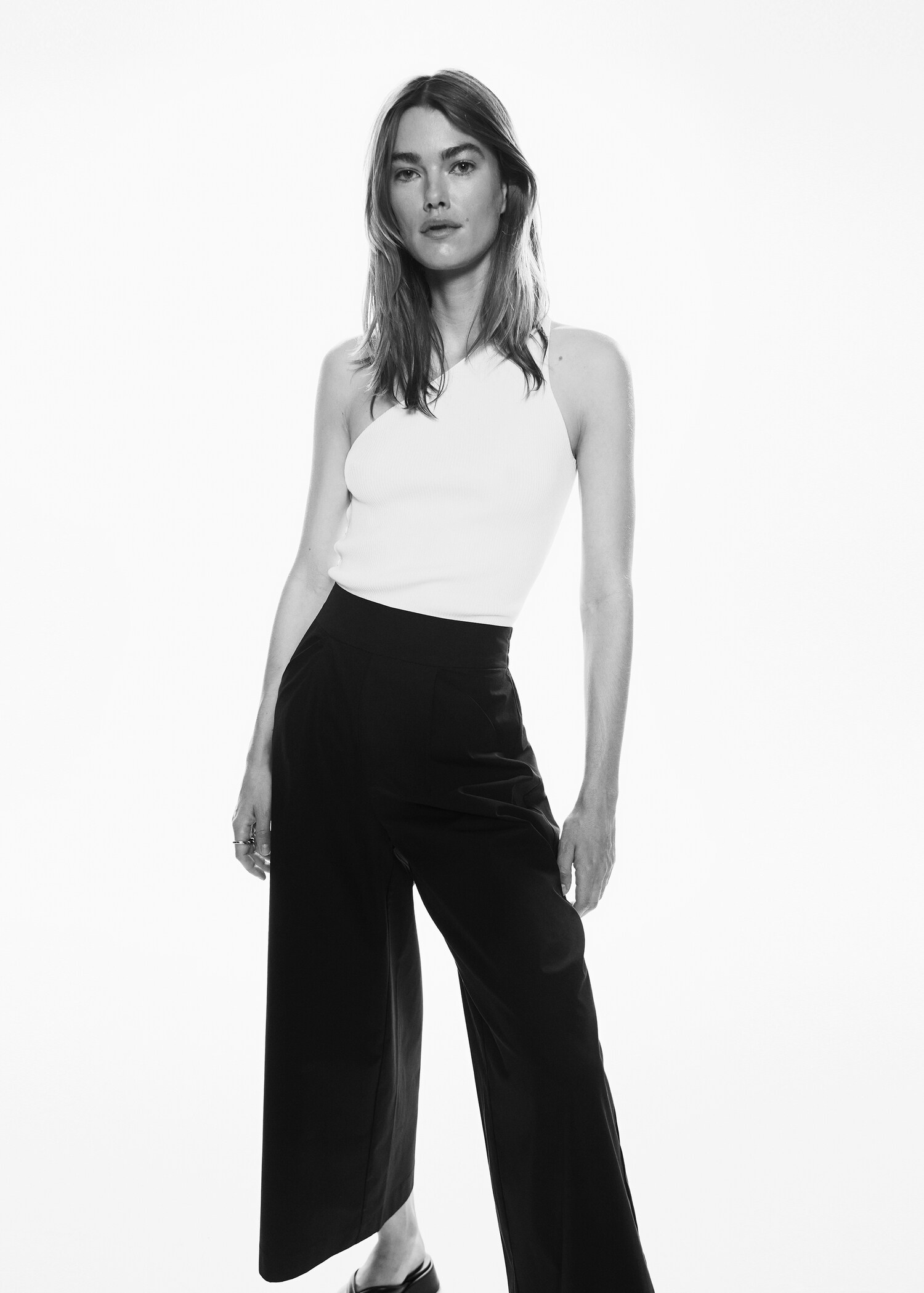 100% cotton culotte trousers  - Details of the article 2