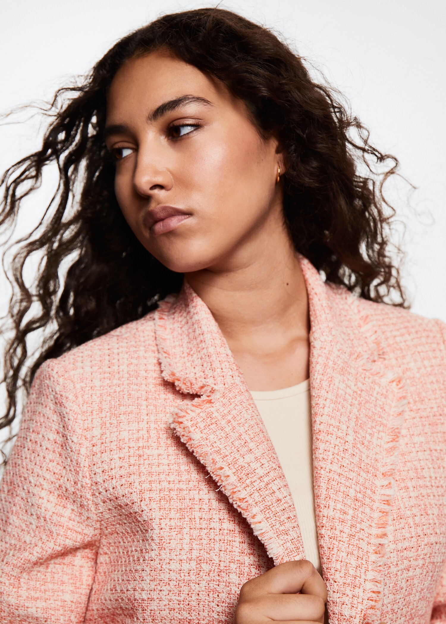 Buttons tweed blazer - Details of the article 4