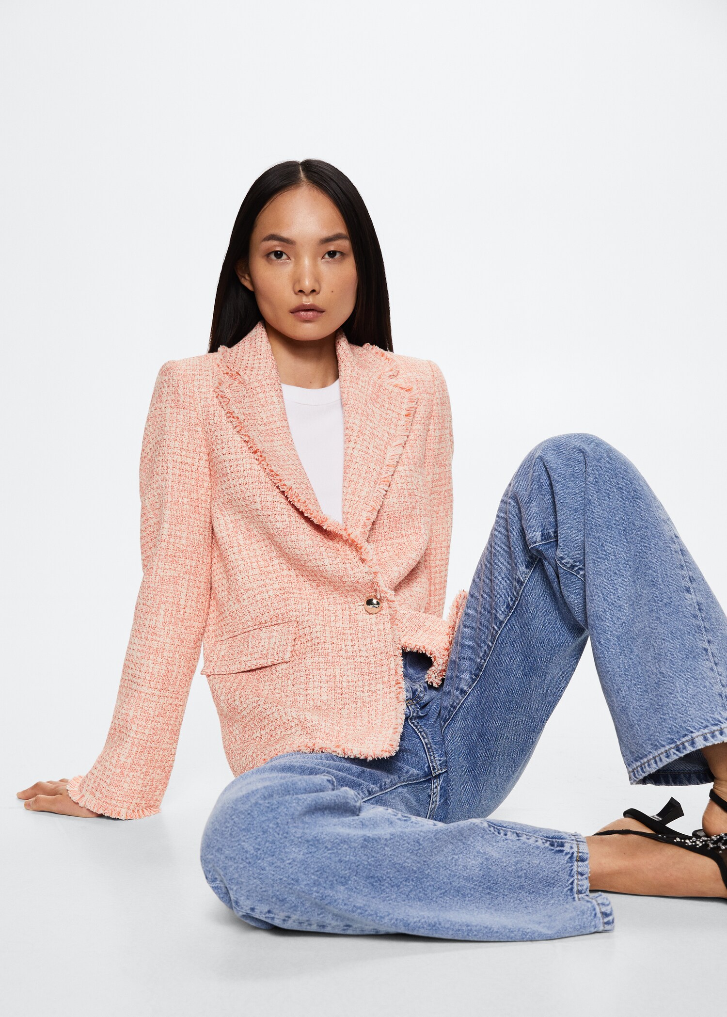 Buttons tweed blazer - Details of the article 6