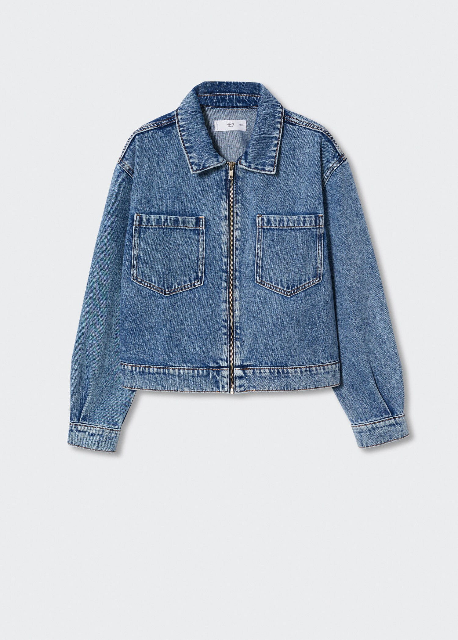 Pockets denim jacket - Article without model