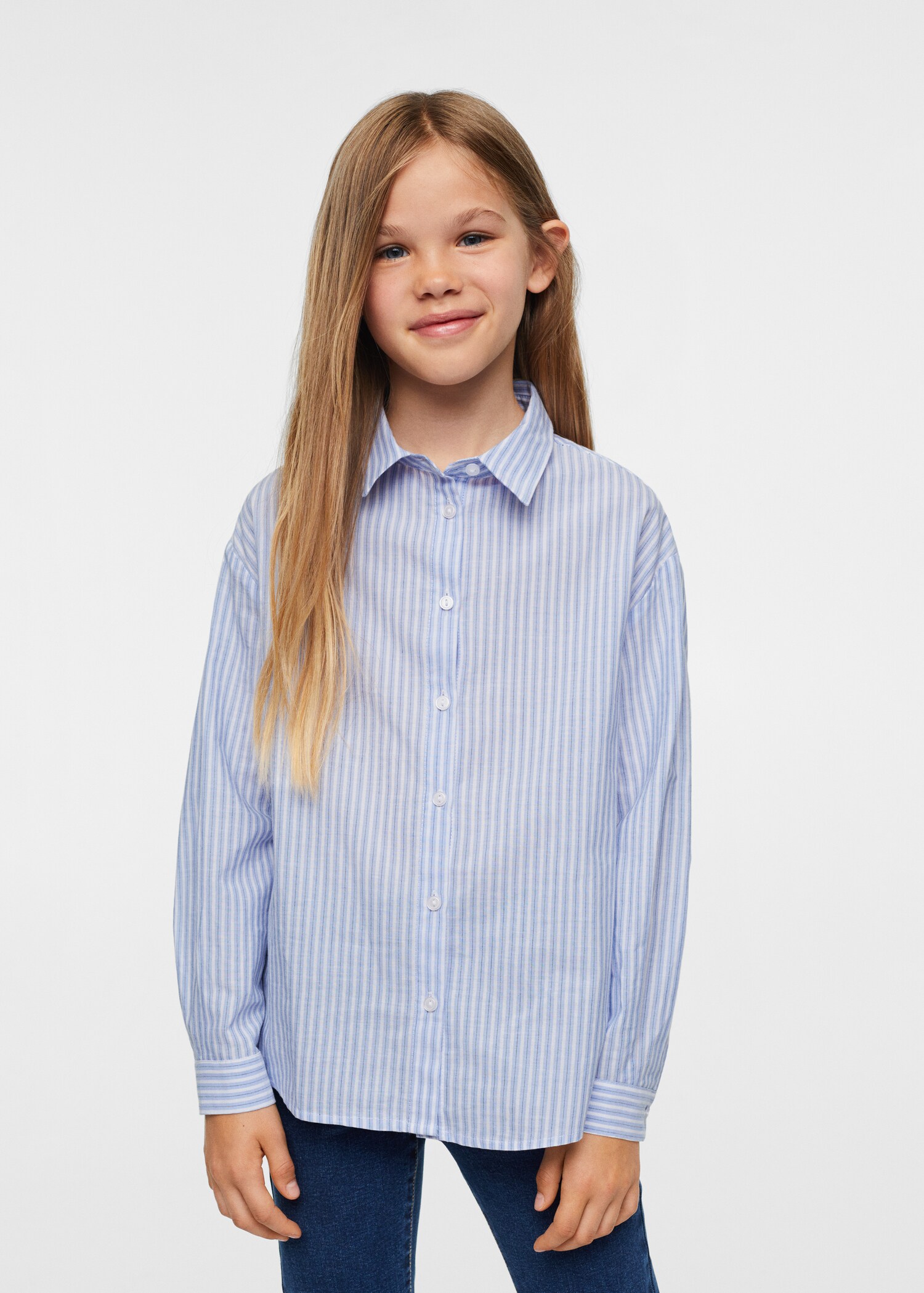 Chemise habillée coton rayures - Détail de l'article 1