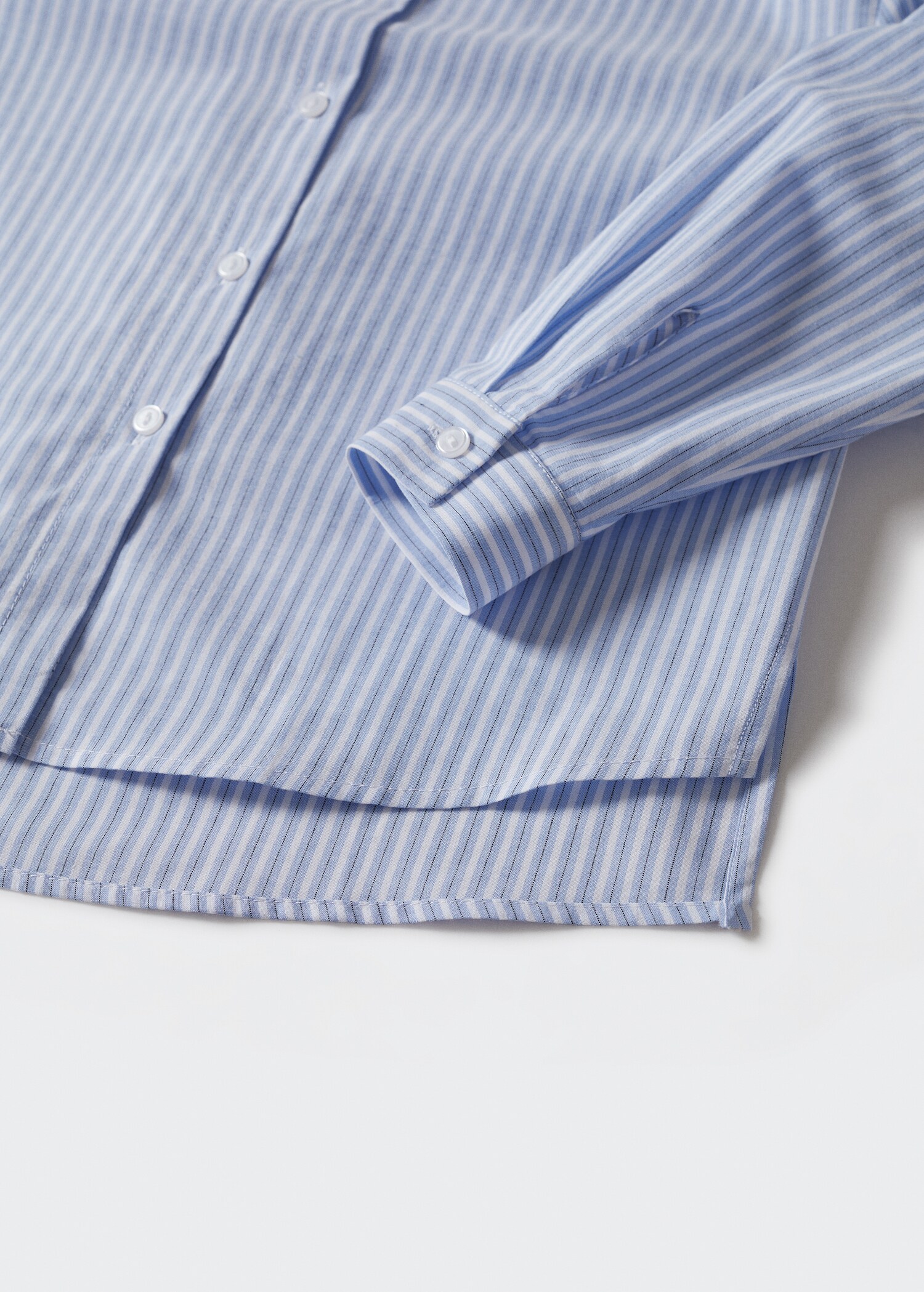 Chemise habillée coton rayures - Détail de l'article 8