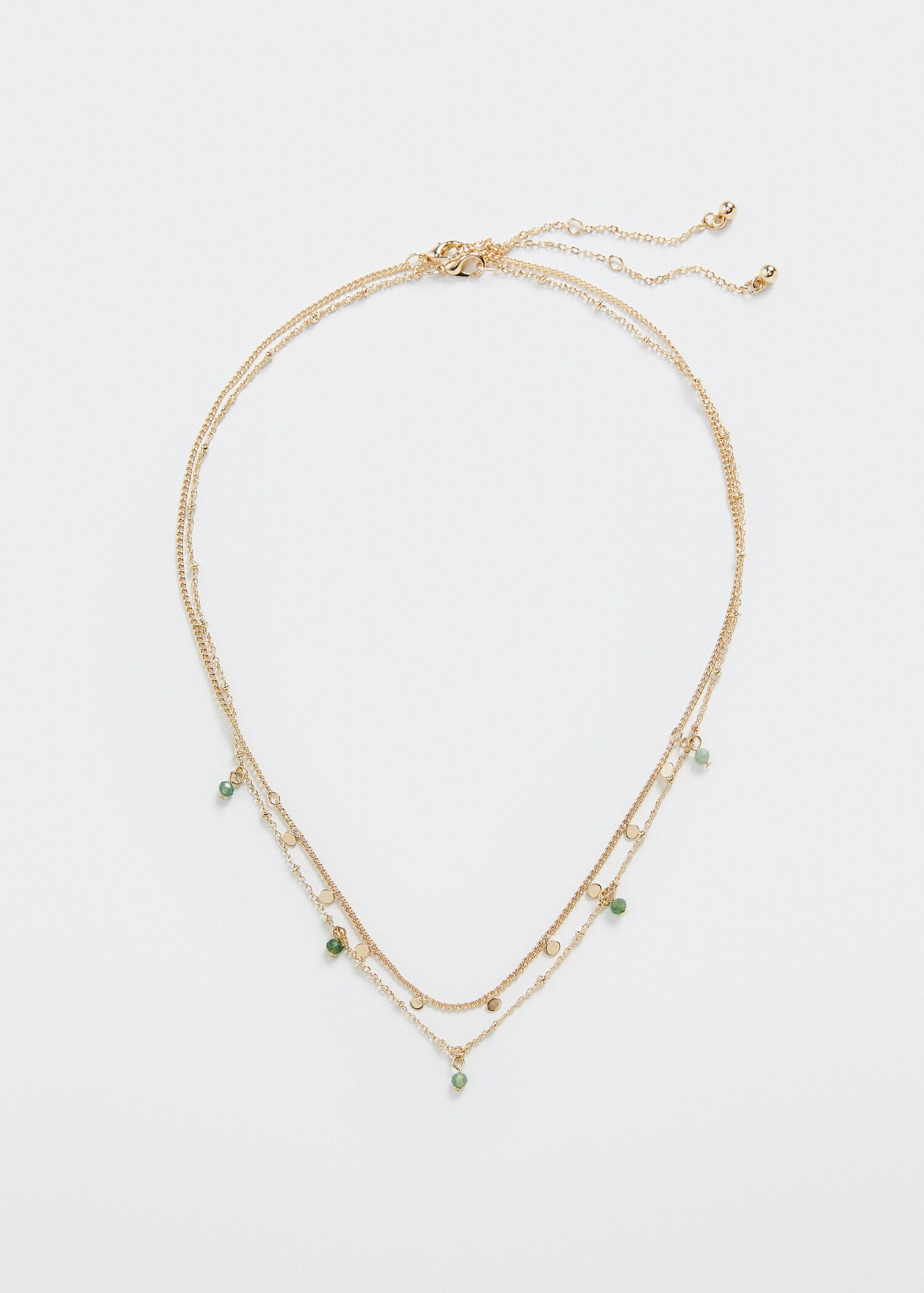 Crystal bead necklace - Article without model