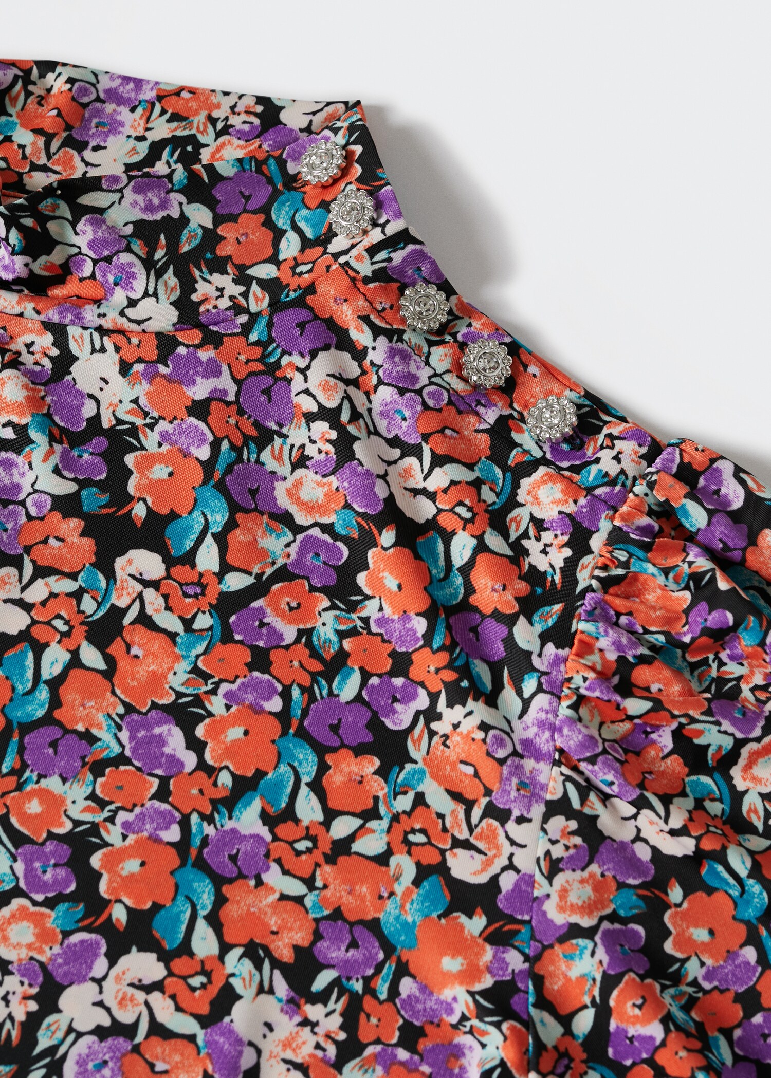 Flower print dress - Details of the article 8