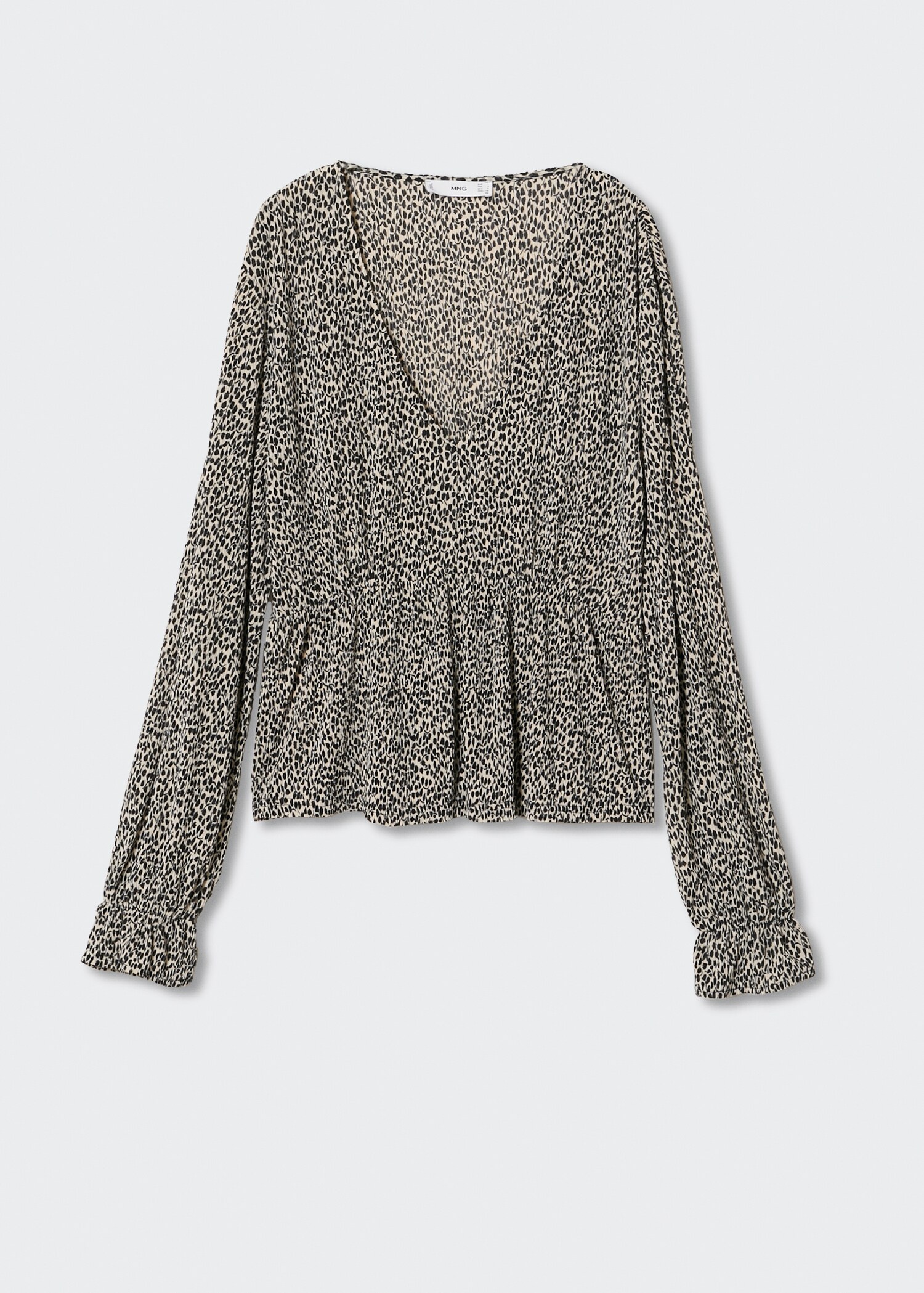 Flowy textured blouse - Article without model