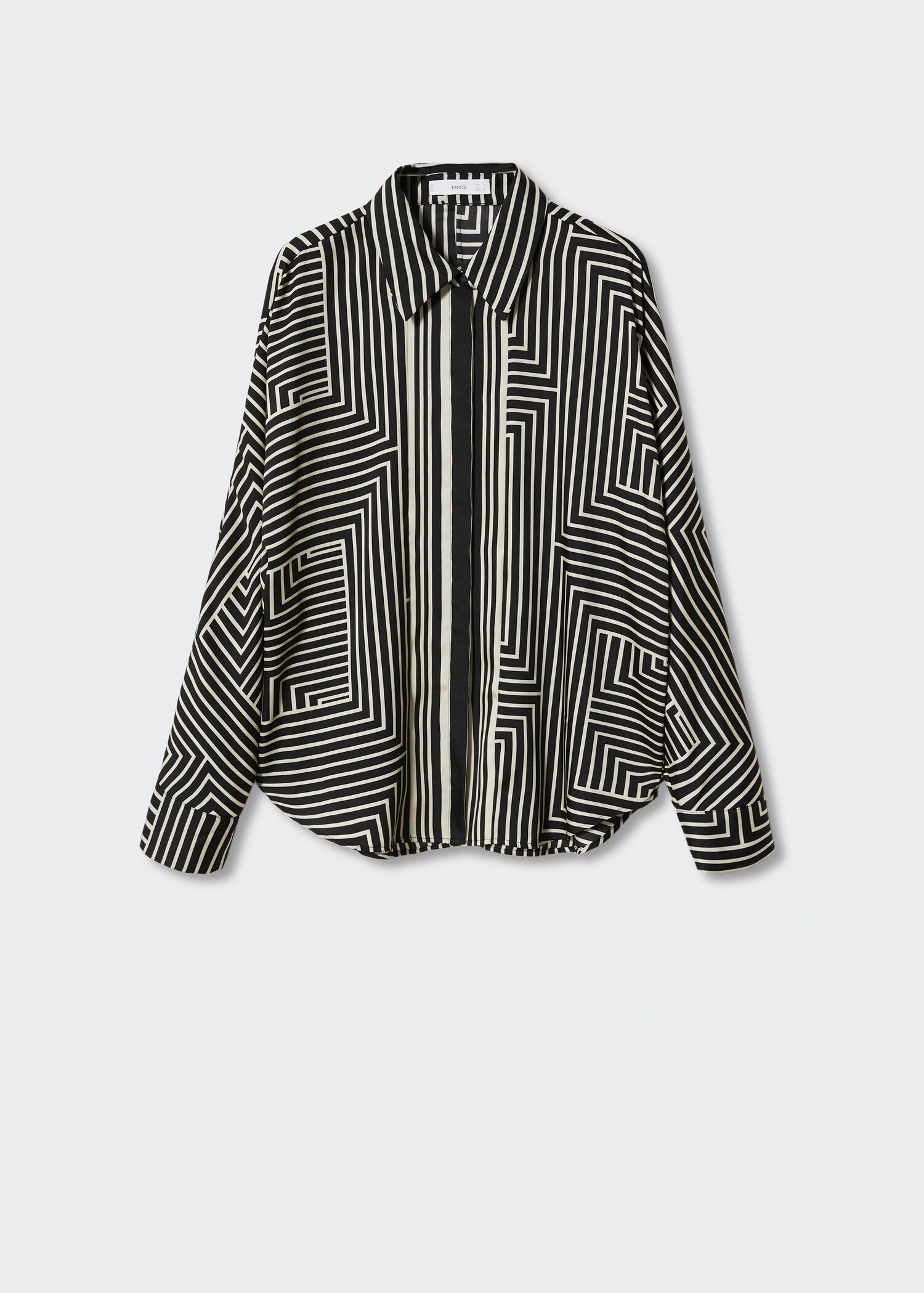 Satin striped shirt - Article without model