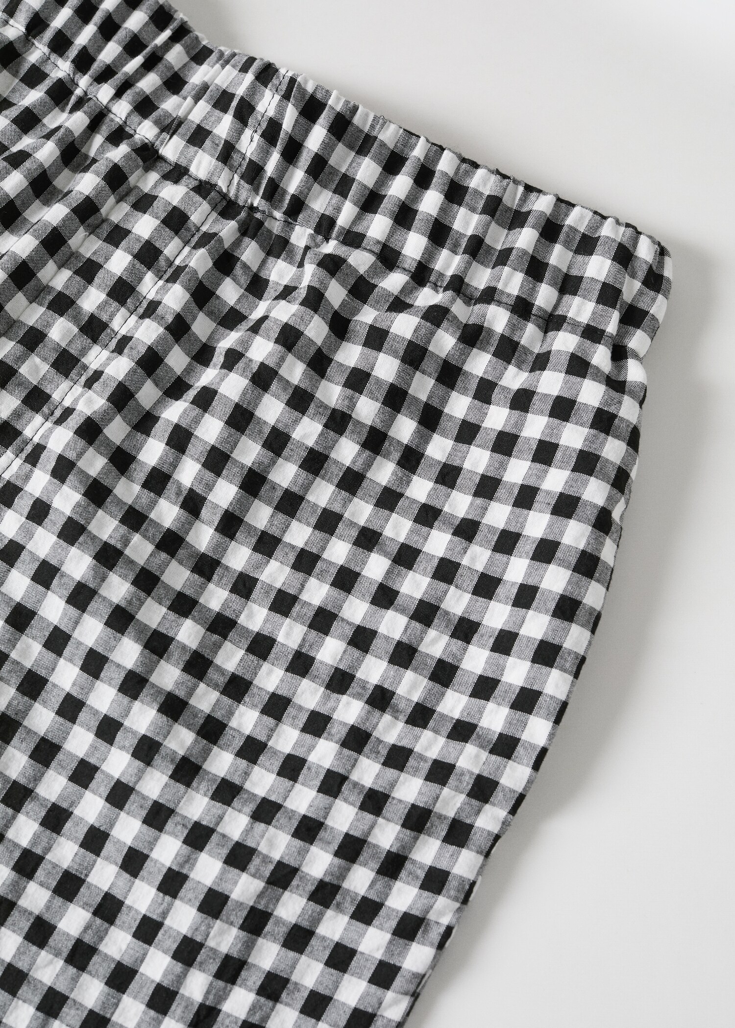 Flannel cotton pyjama trousers - Details of the article 8