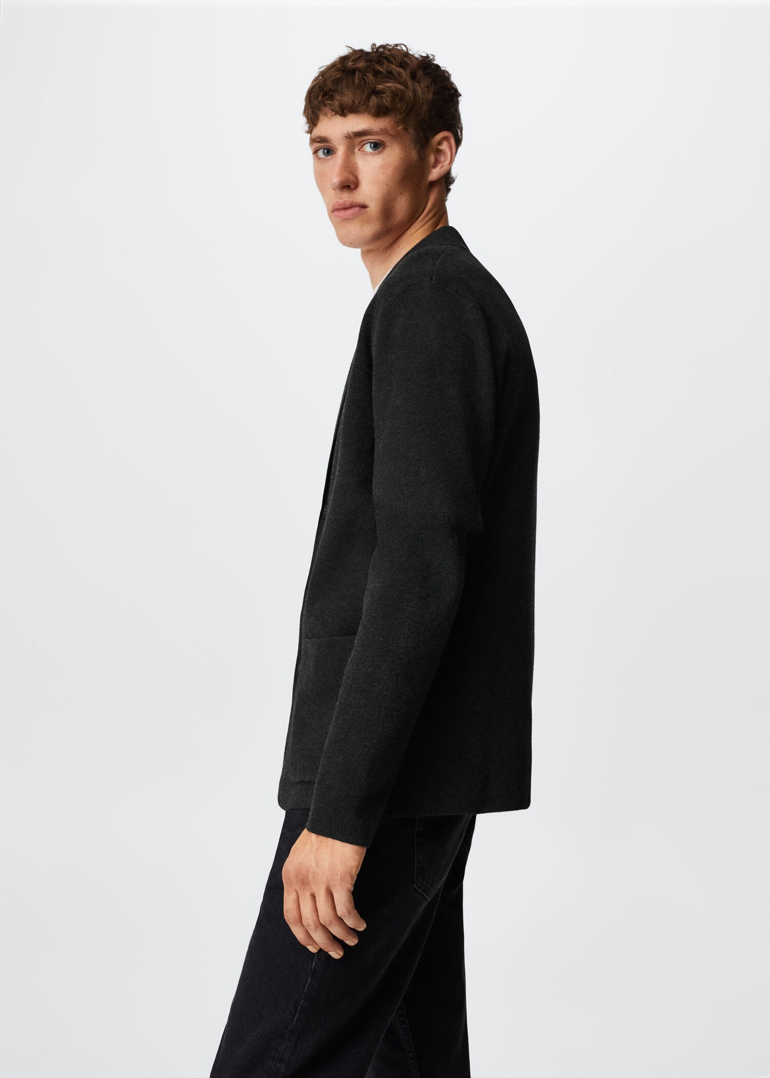 Breathable knitted cardigan - Details of the article 2
