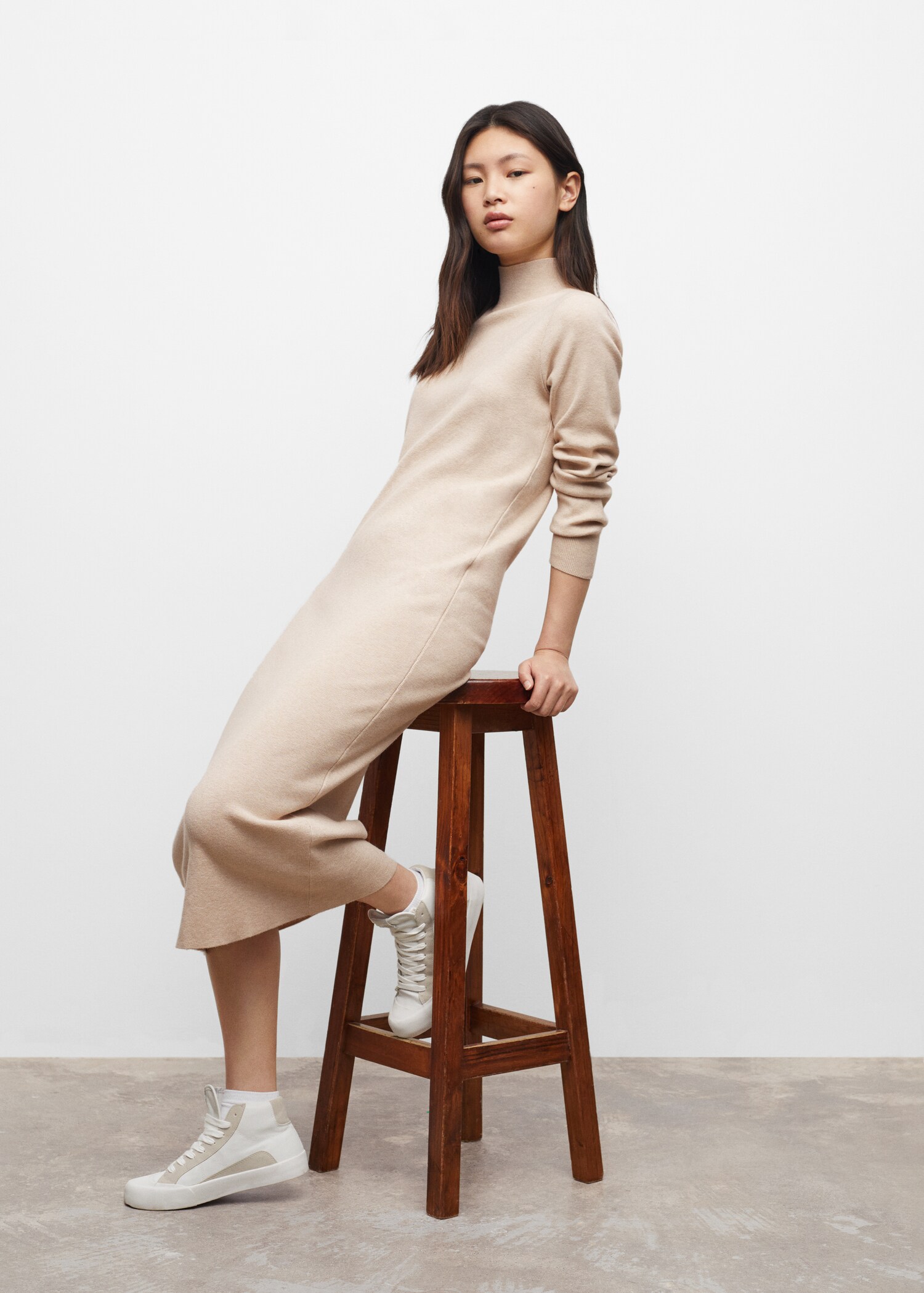 Knit long dress - Details of the article 3