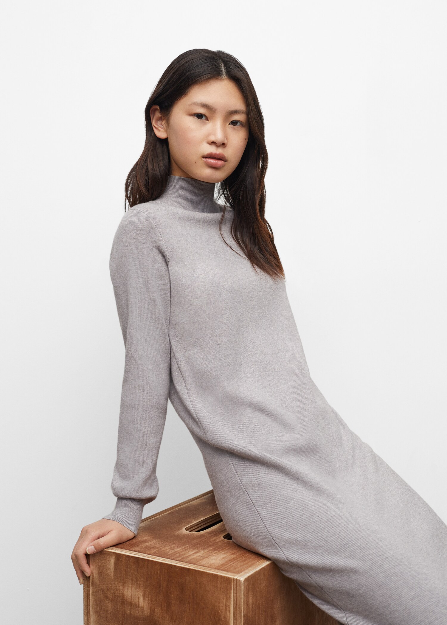 Knit long dress - Details of the article 3