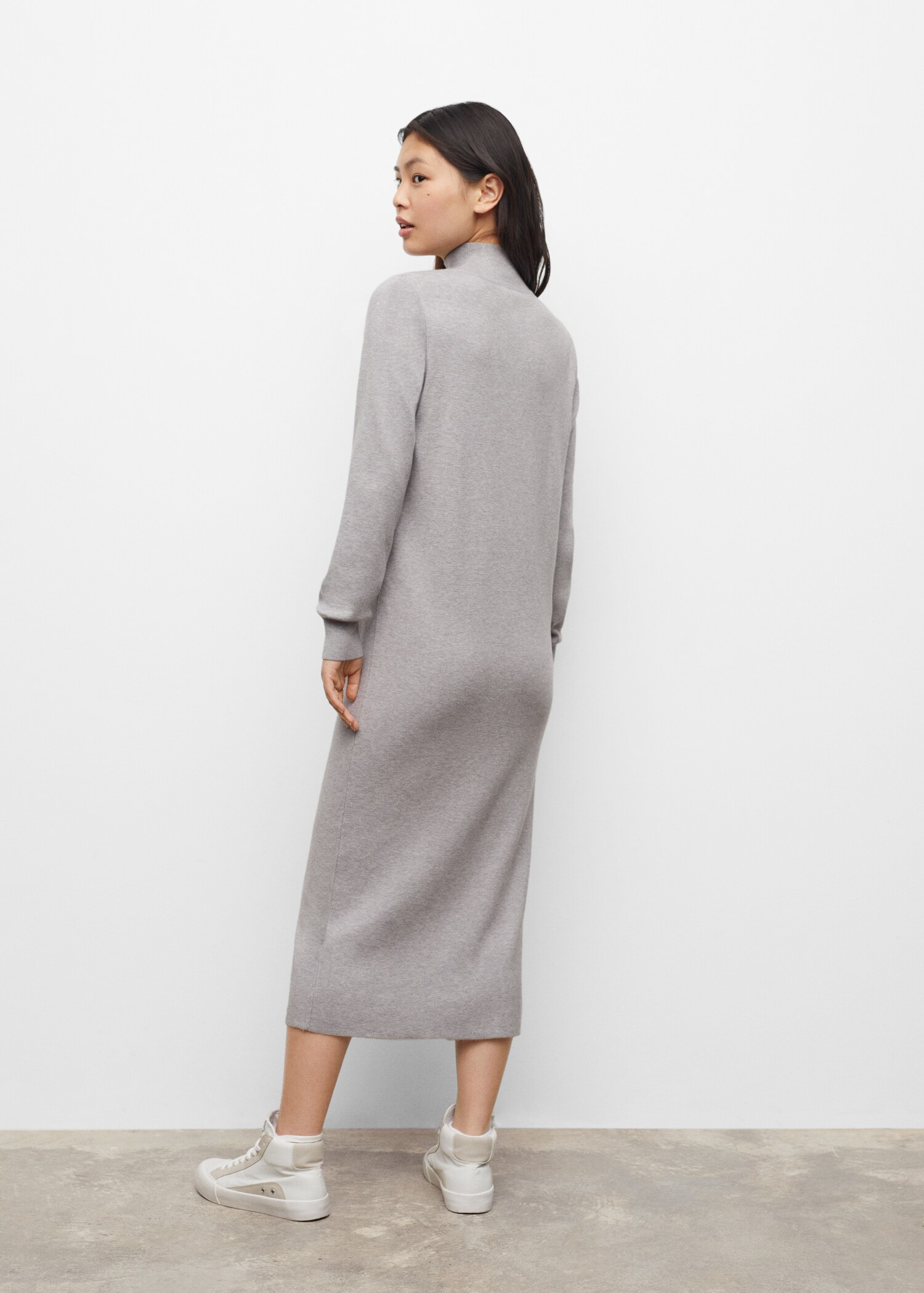 Knit long dress - Reverse of the article
