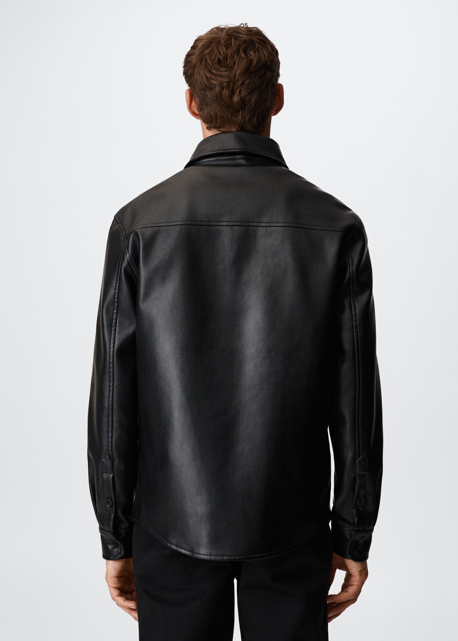 Chaqueta efecto piel - Reverso del artículo