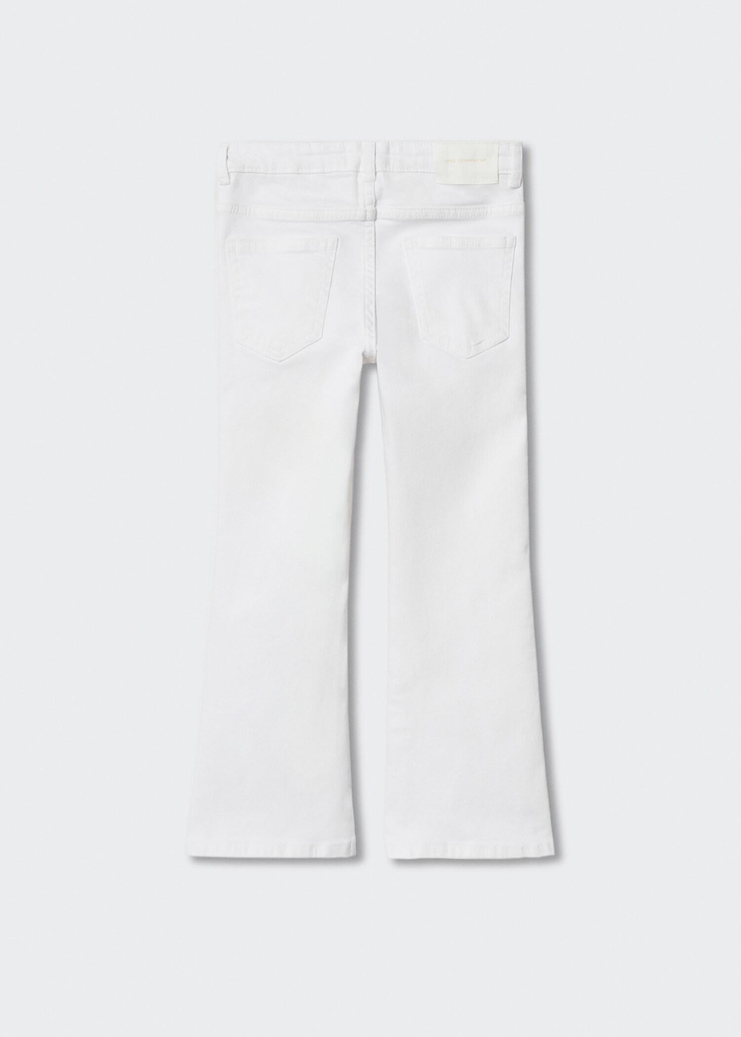 Flared Jeans mit Knöpfen - Rückseite des Artikels