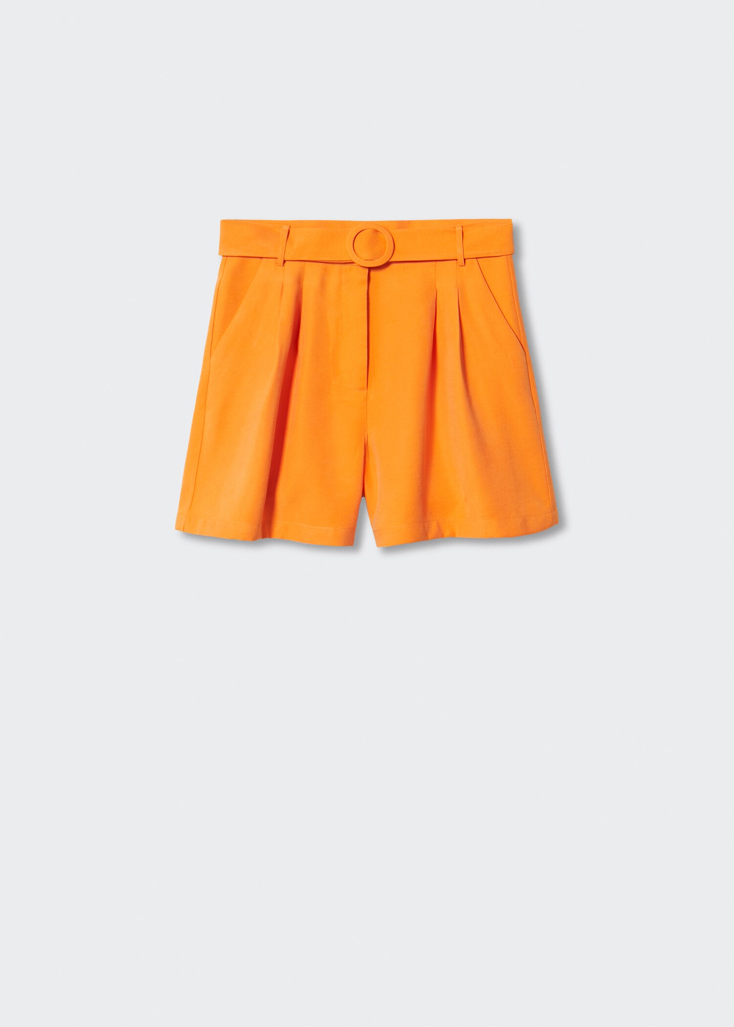 Belt high-waist shorts - Article without model