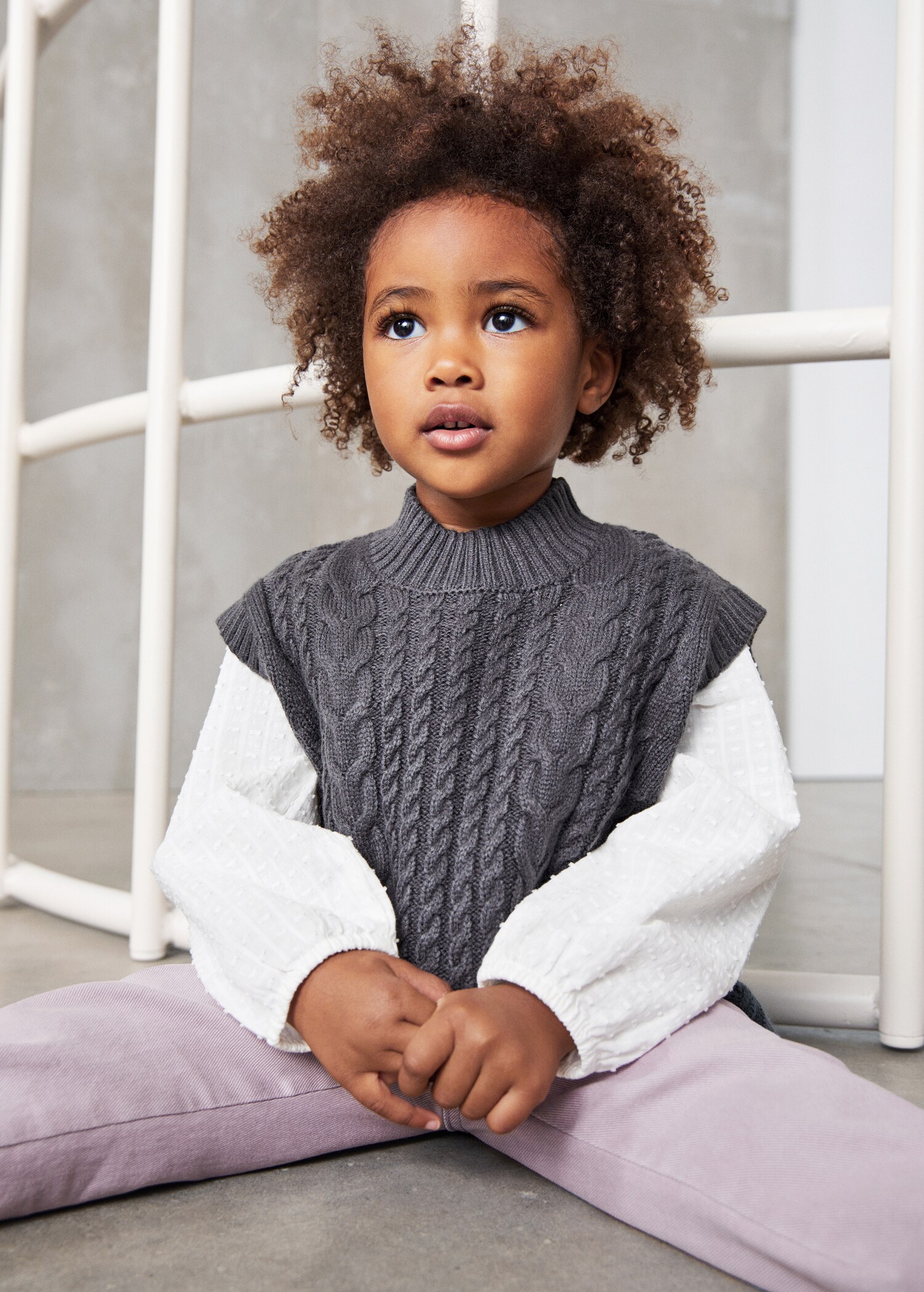 Braided-knit gilet - Details of the article 5