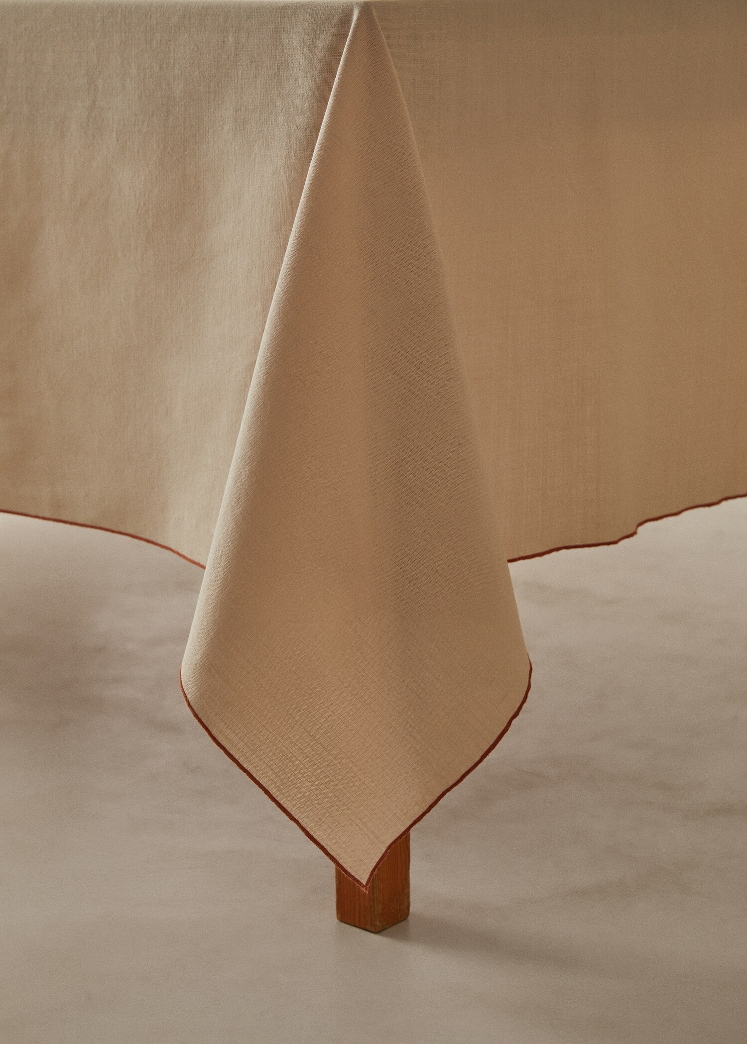 Tischdecke aus 100 % Bio-Baumwolle 150 x 150 cm - Detail des Artikels 3