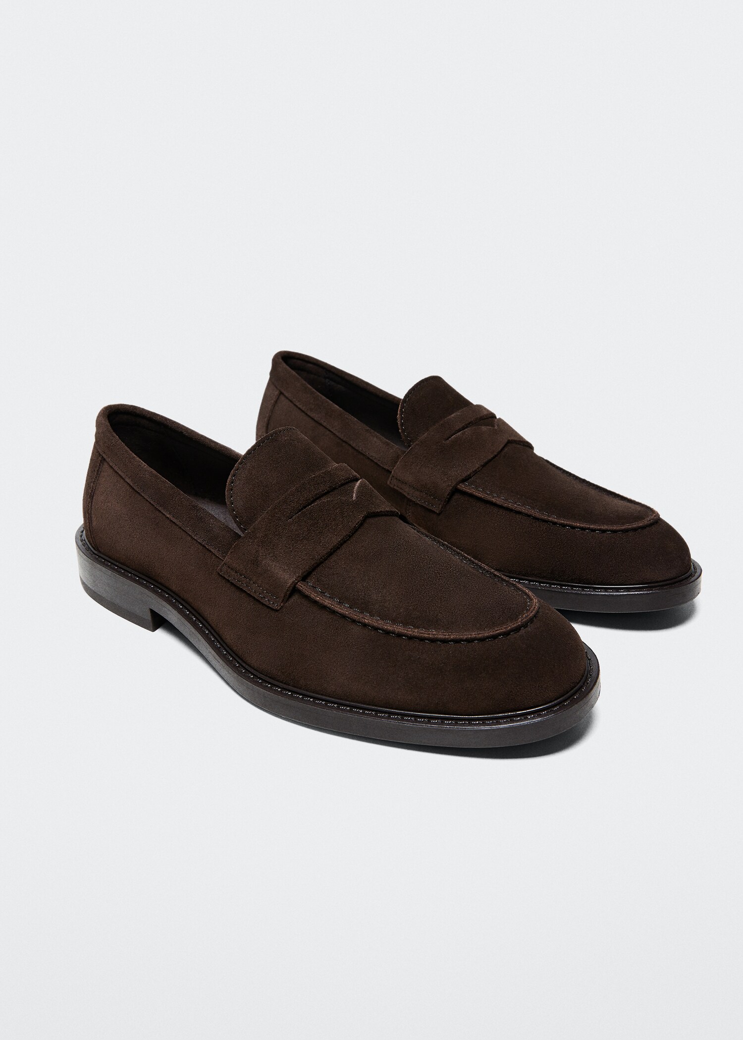 Leren penny loafers - Middenvlak