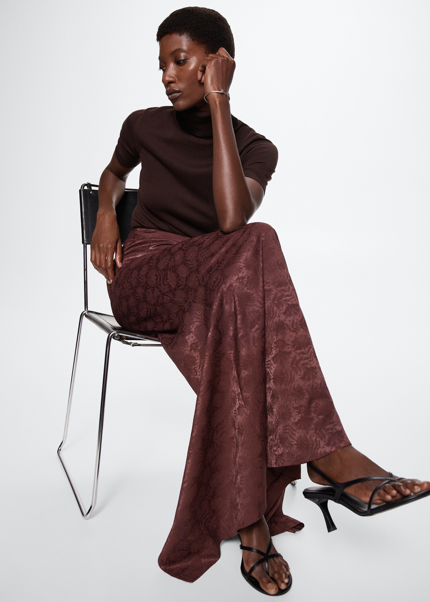 Getextureerde jacquard rok - Detail van het artikel 2