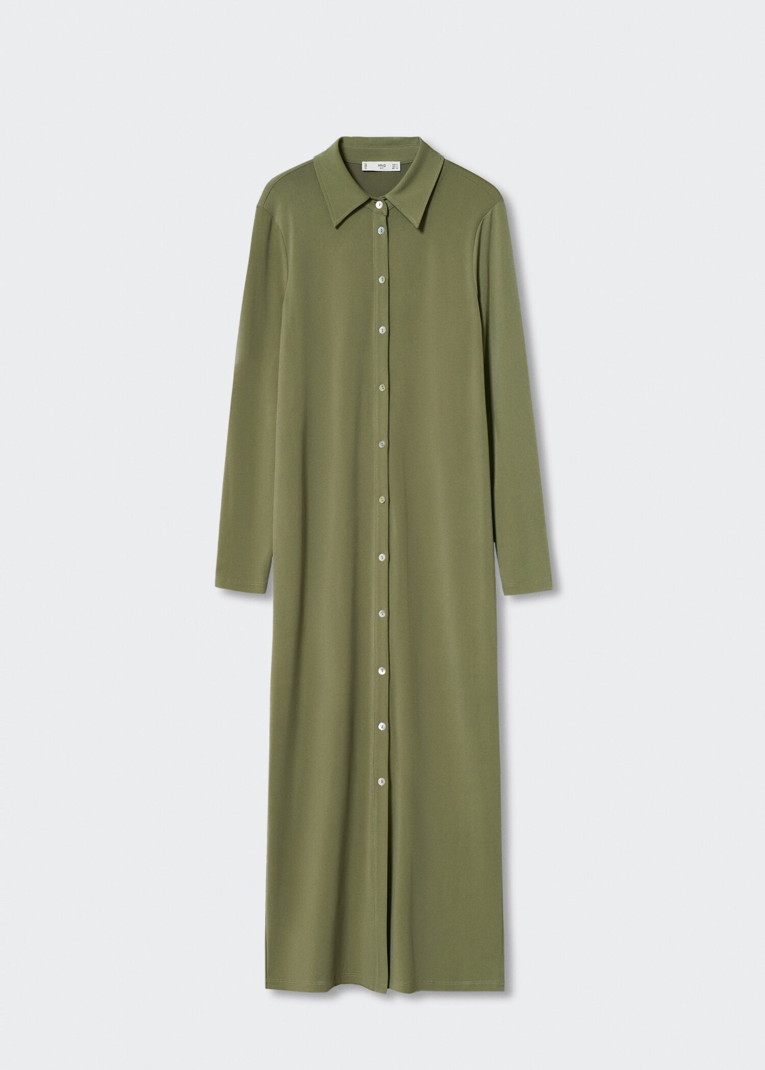Buttoned midi dress - Article without model
