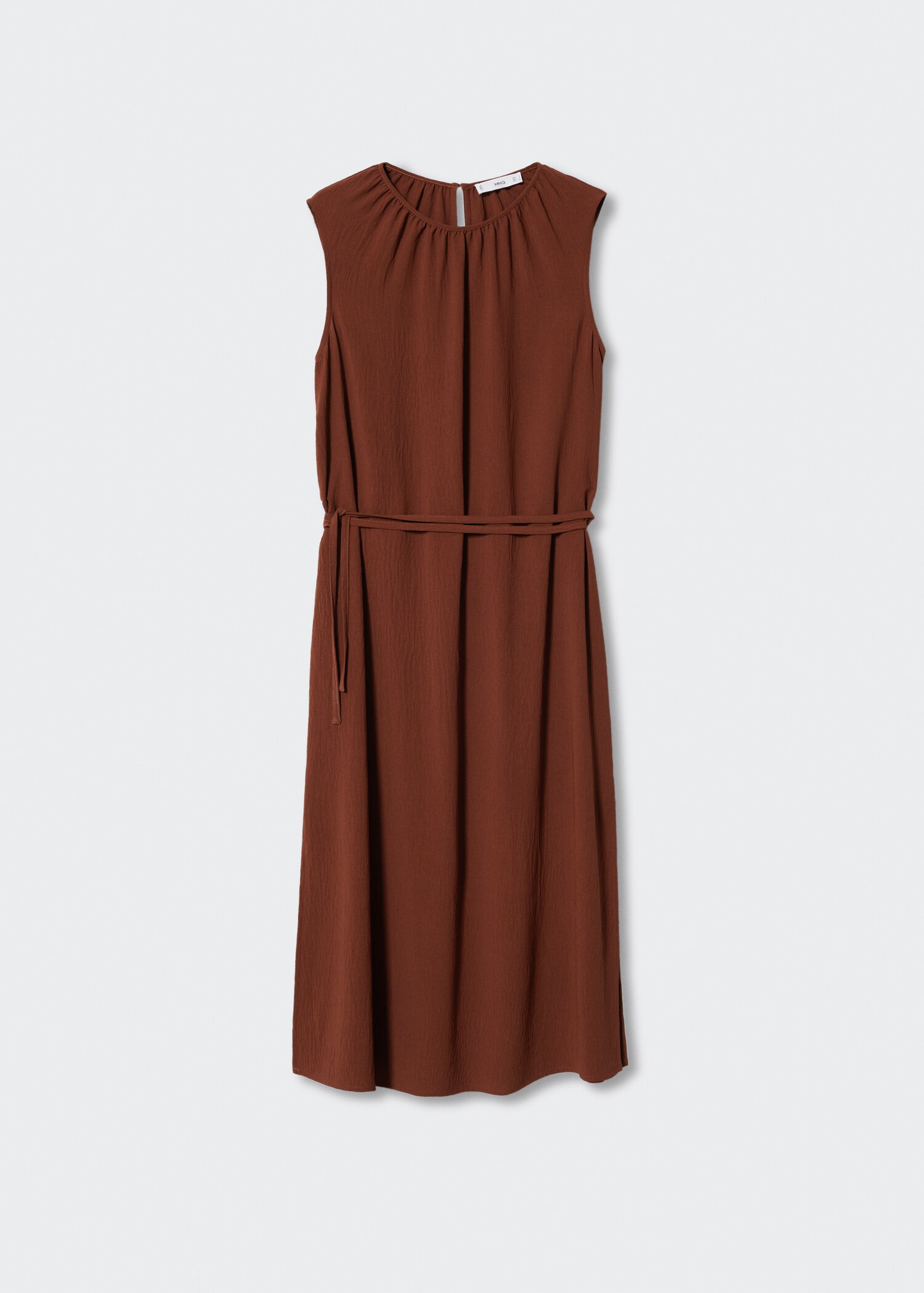 Vestido textura cinturón - Artículo sin modelo