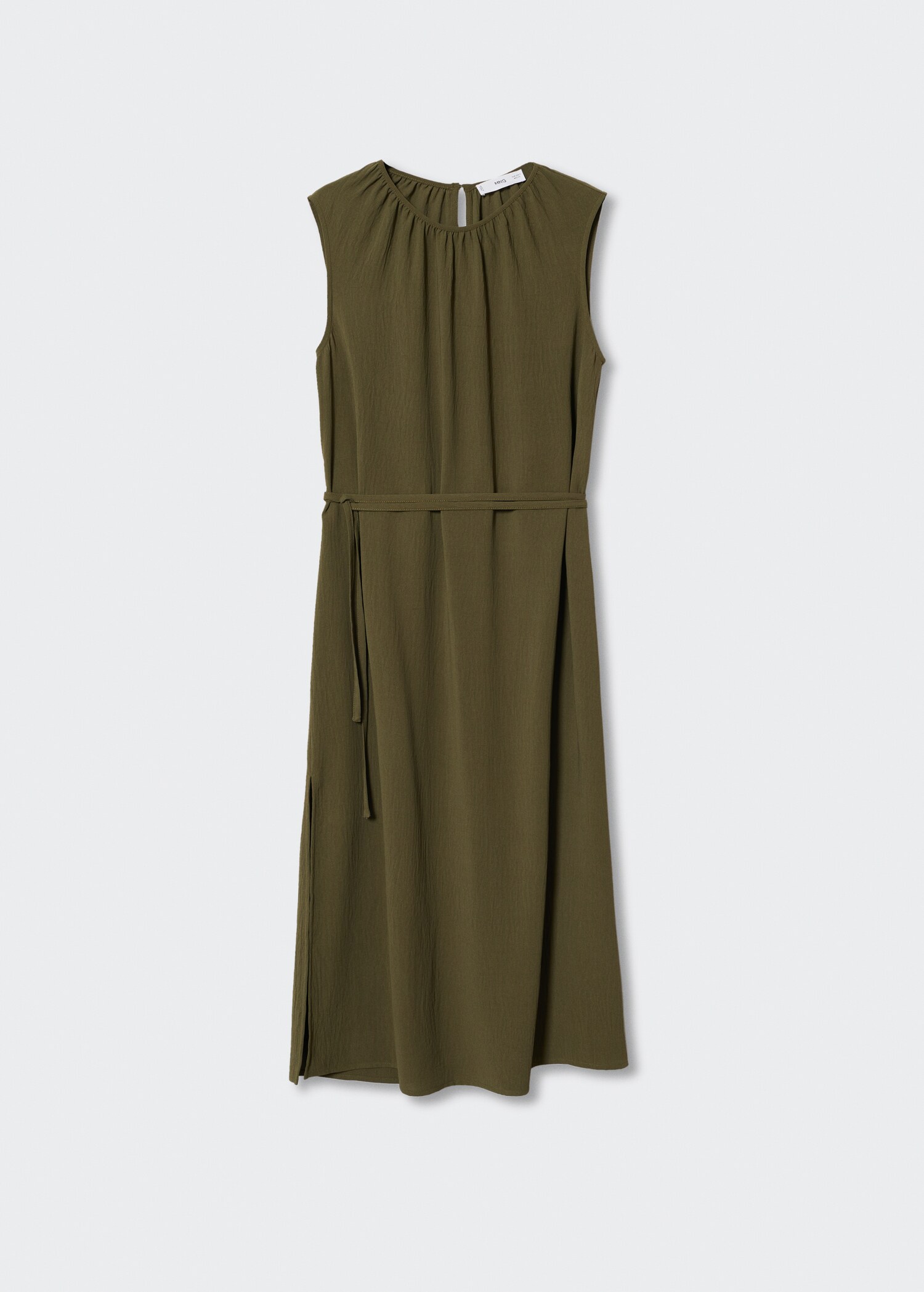 Vestido textura cinturón - Artículo sin modelo