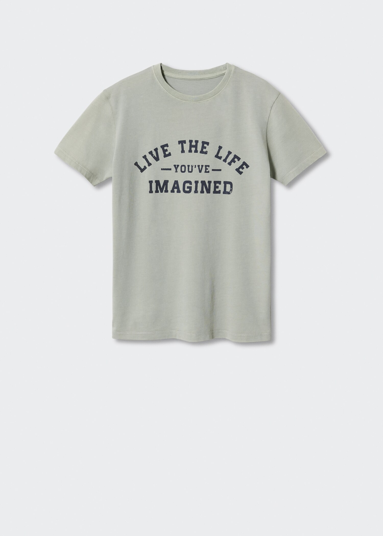 Printed message T-shirt - Article without model
