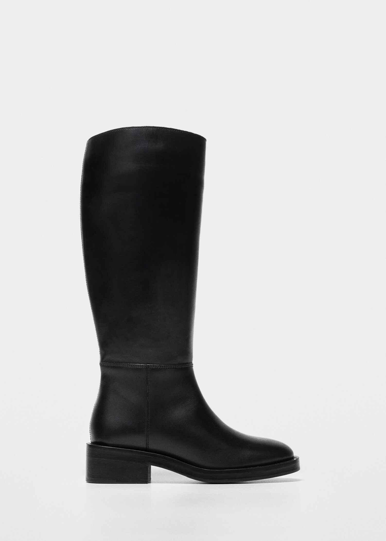 Leather boots with tall leg - Article without model
