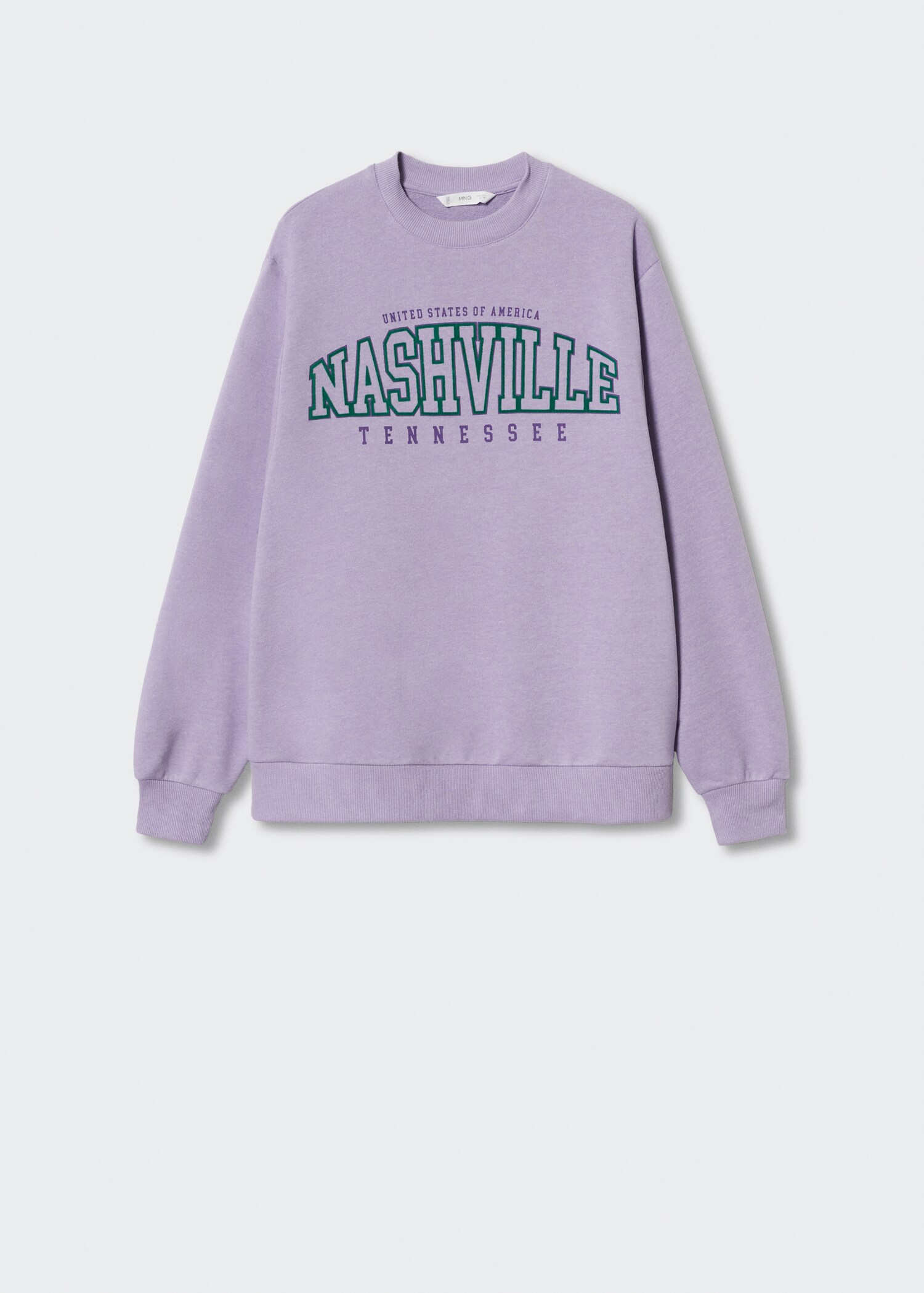 Oversized printed sweatshirt - Article without model