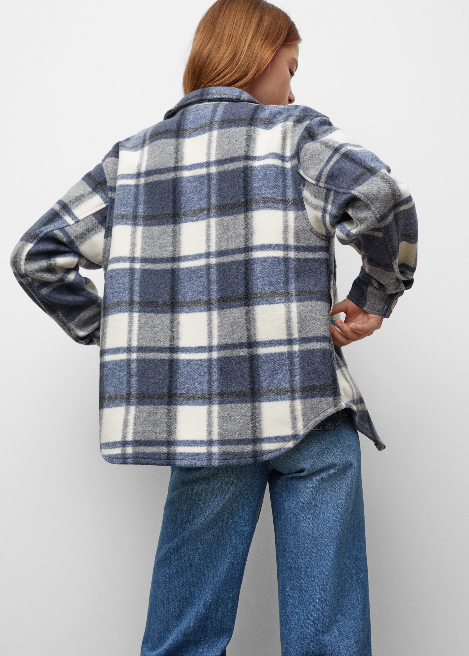 Checked overshirt - Reverse of the article