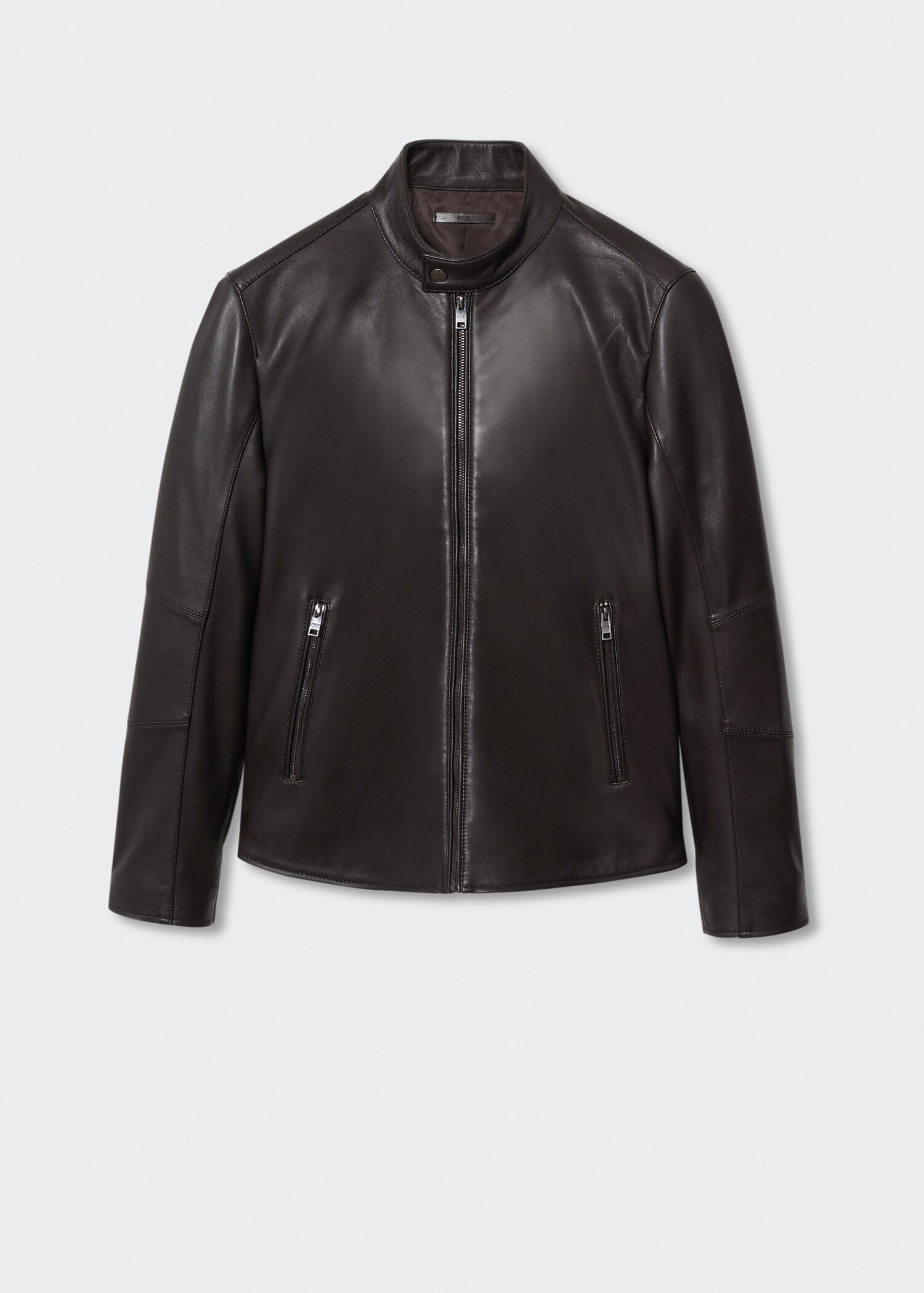 Leather biker jacket - Article without model