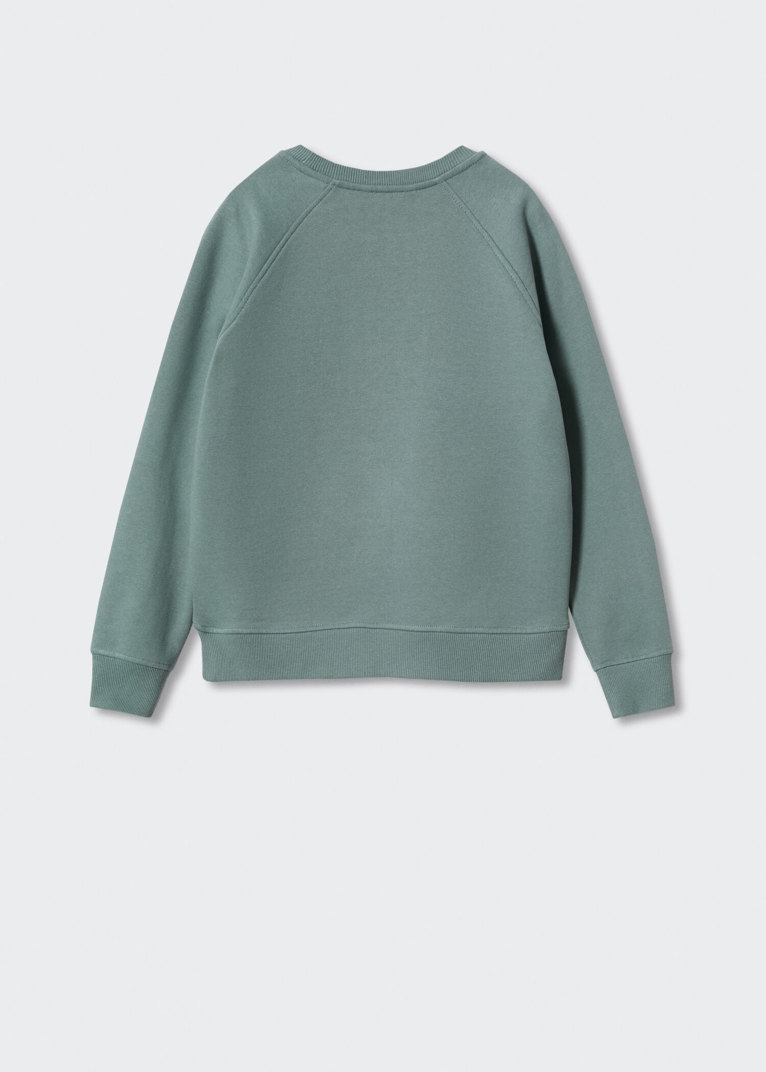 Printed cotton sweatshirt - Reverse of the article
