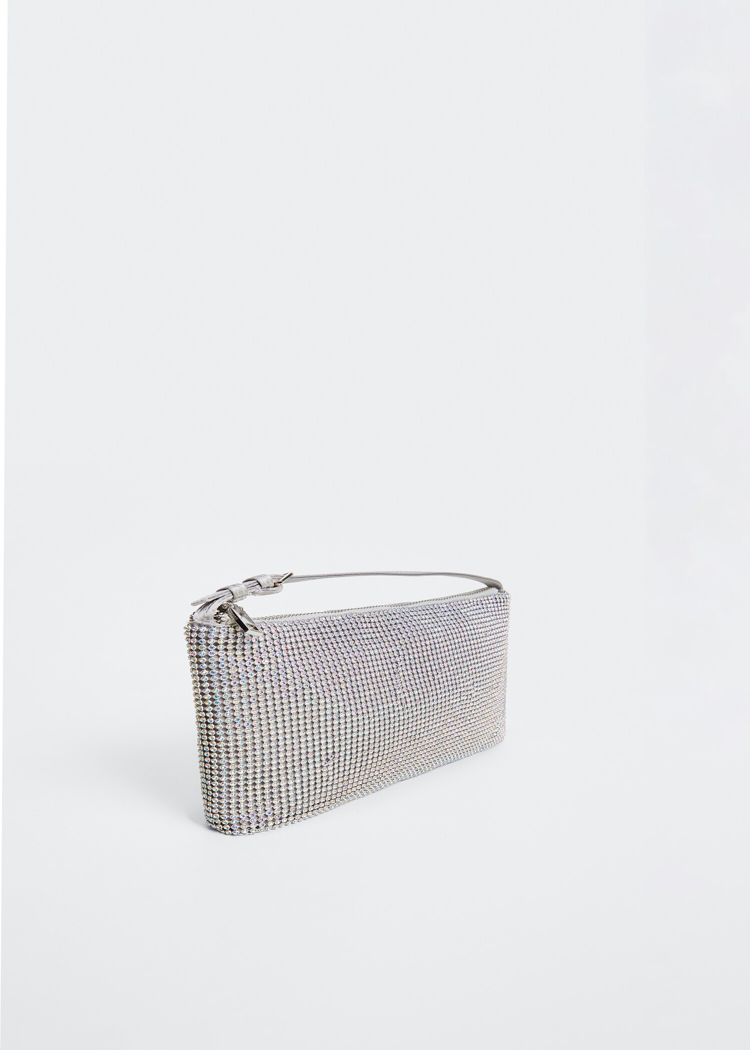 Veske med glass og strass - Halvtotal bildeutsnitt