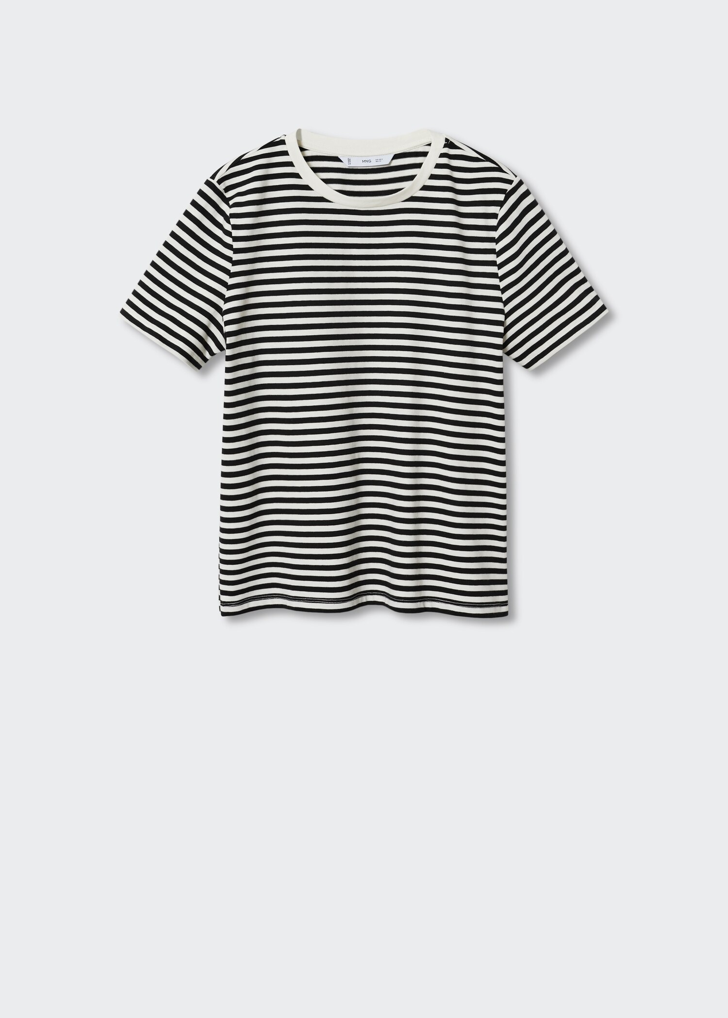 T-shirt coton à rayures - Article sans modèle